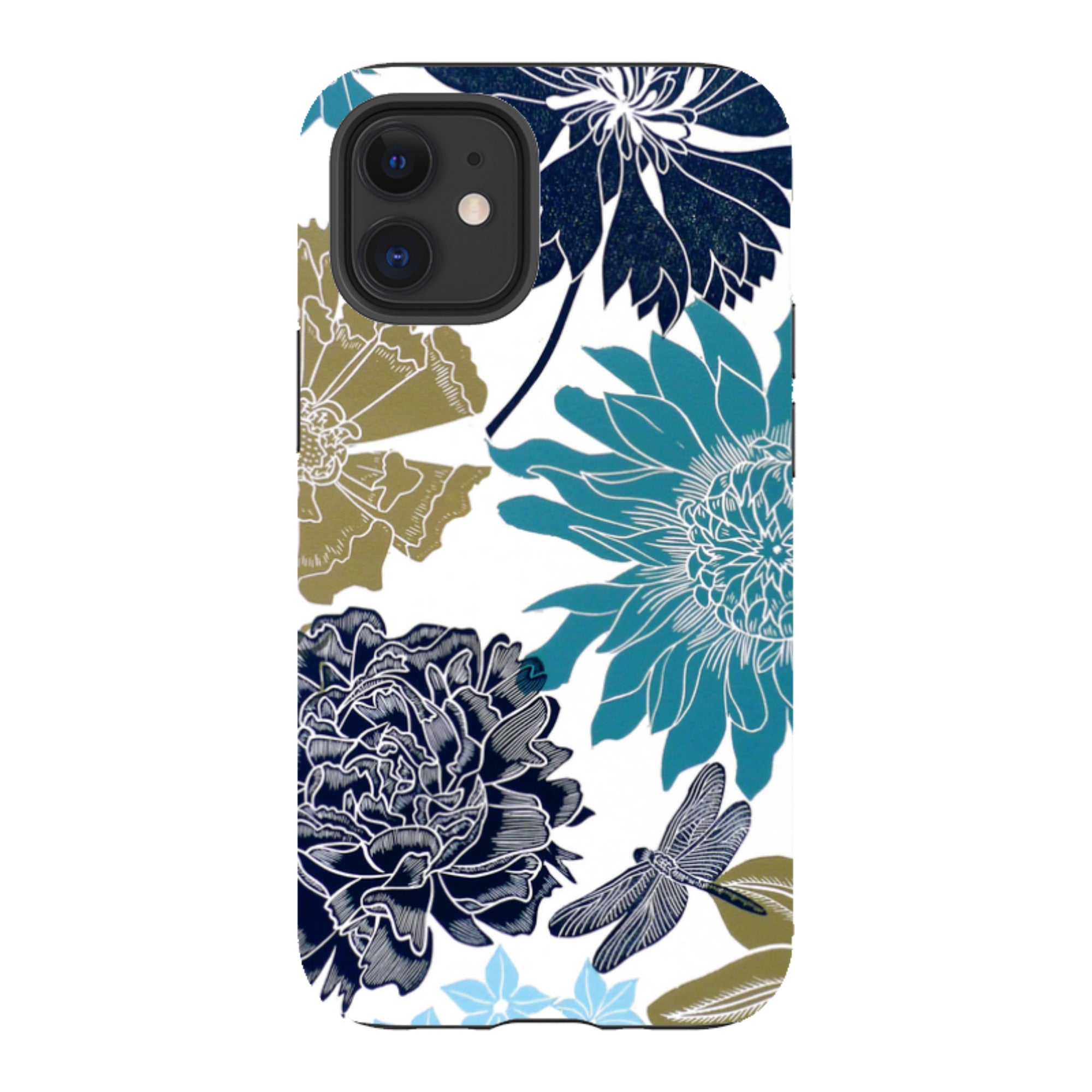 iPhone Tough Case - Cottage Garden Drangonfly By Kate Heiss