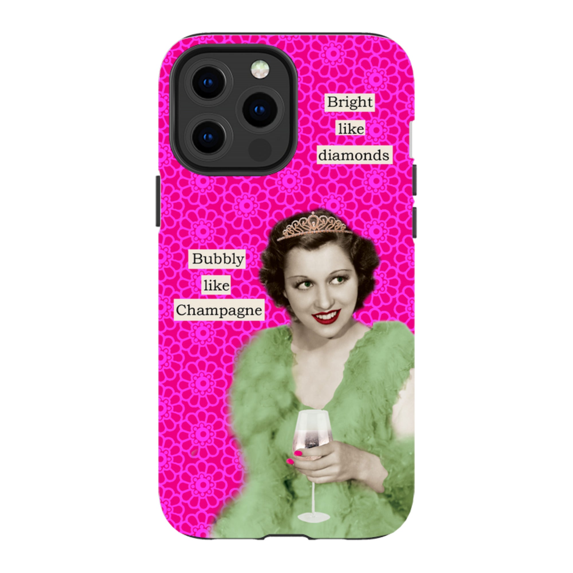 iPhone Tough Case - Bright Like Diamonds By Clare Jordan