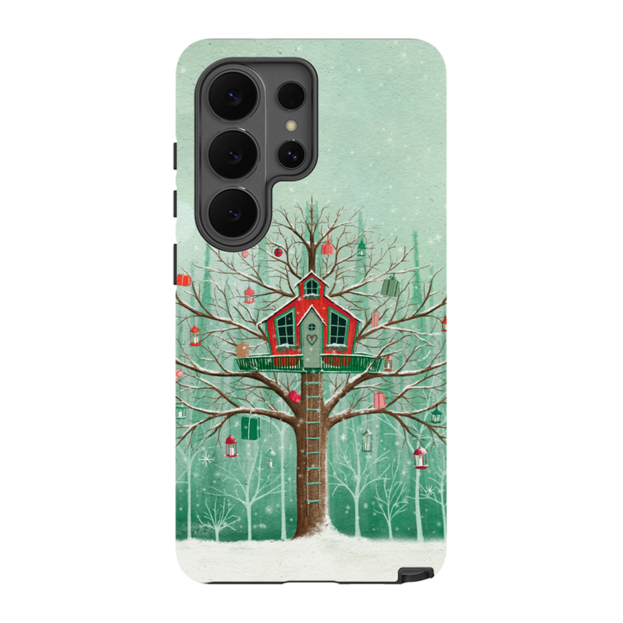 Samsung Tough Case - Christmas Tree House By Maja Lindberg