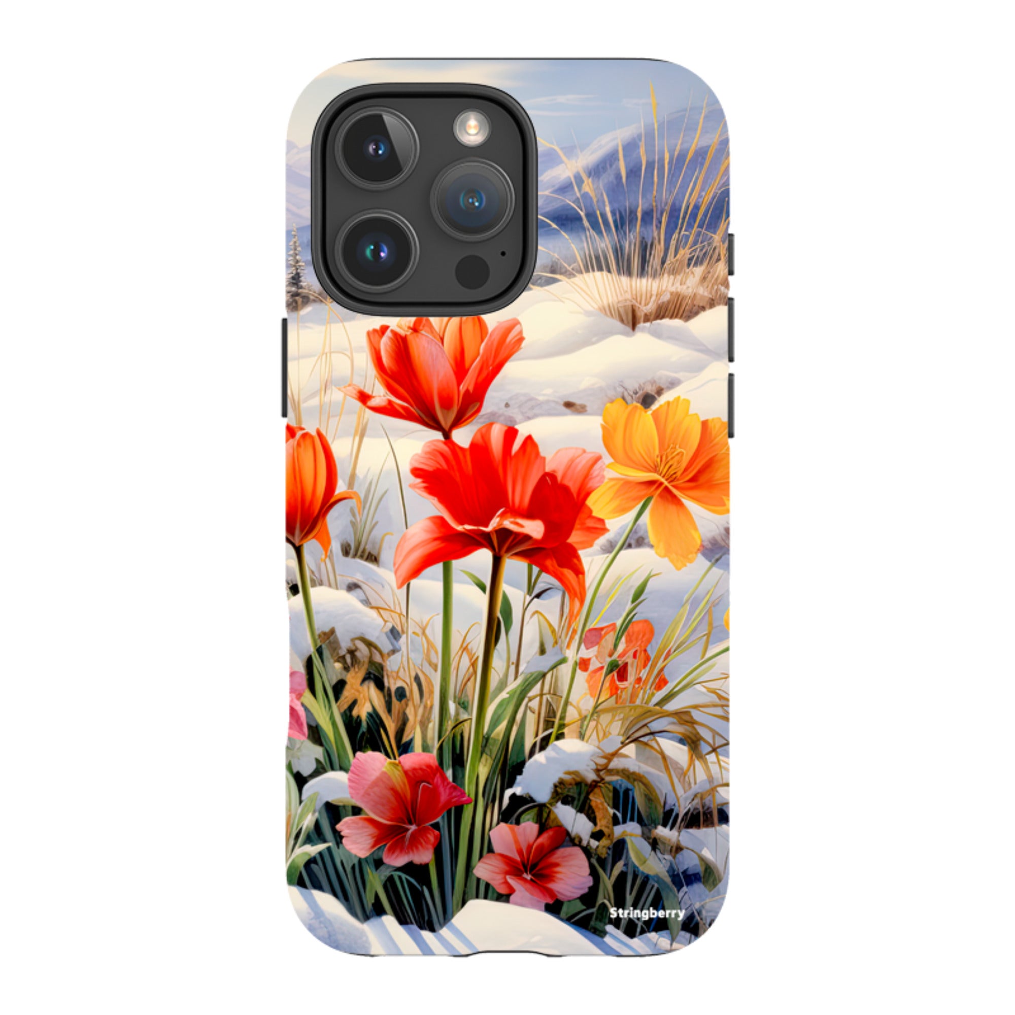 iPhone MagSafe Tough Case -  Winter Wild Flowers III
