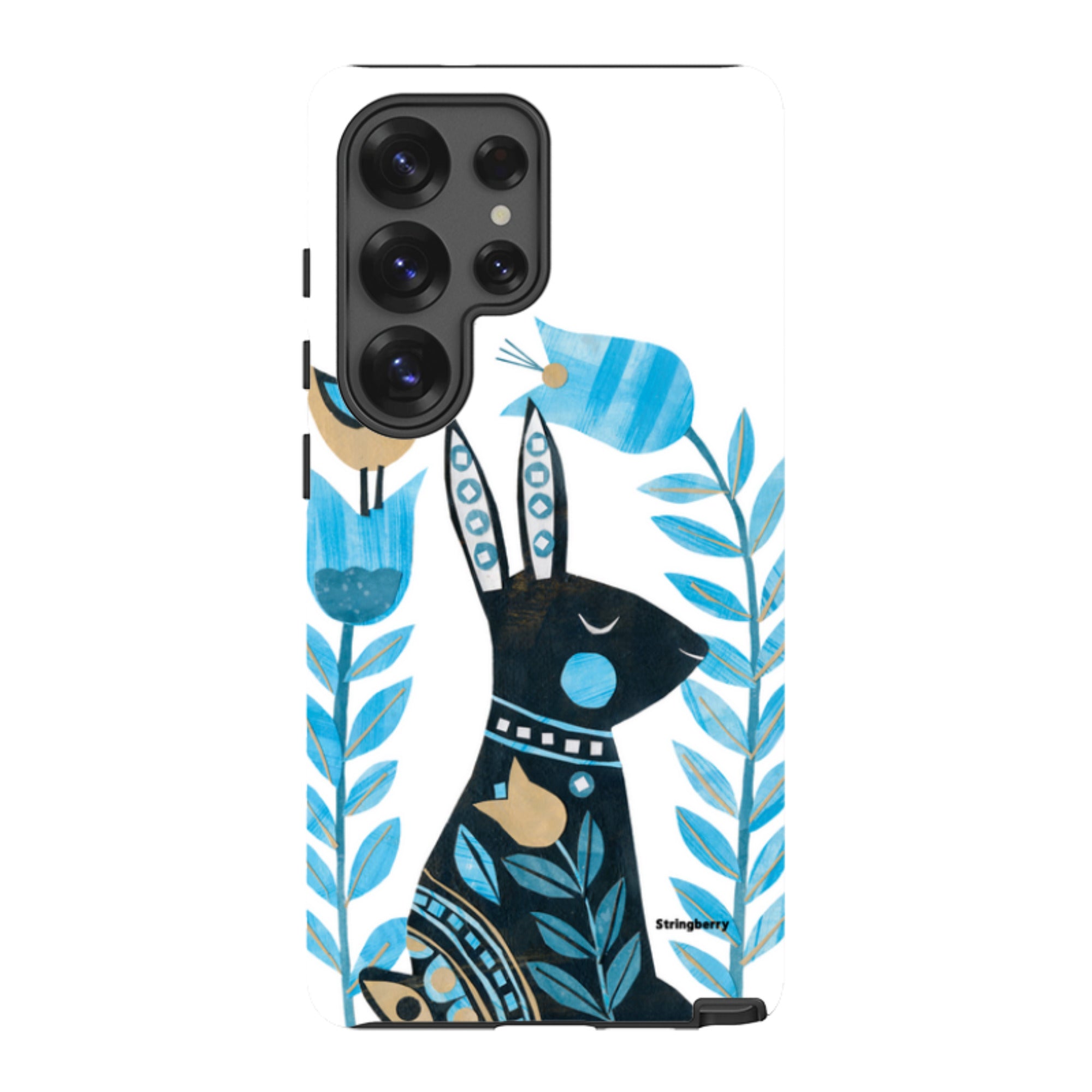 Samsung Tough Case - Folk Rabbit By Tracey English
