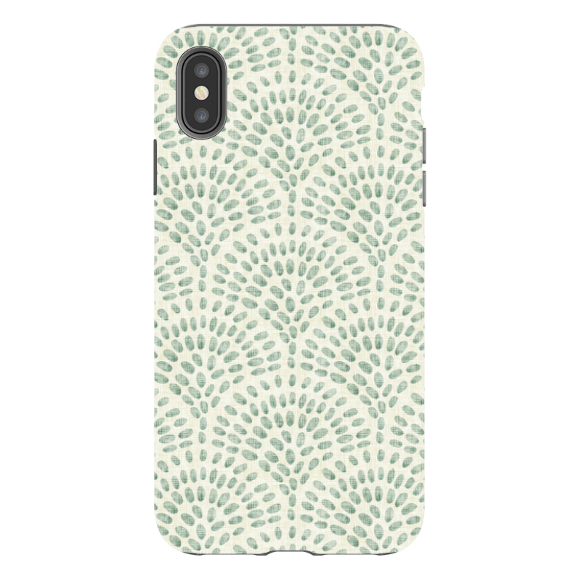 iPhone Tough Case - Scallop - Sage By Katherine Quinn