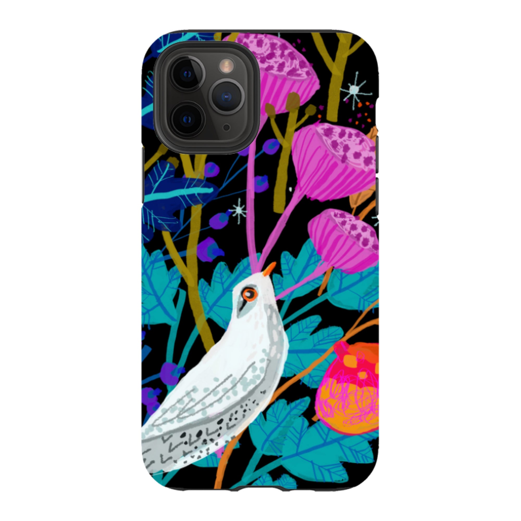 iPhone Tough Case - White Bird By Claire West