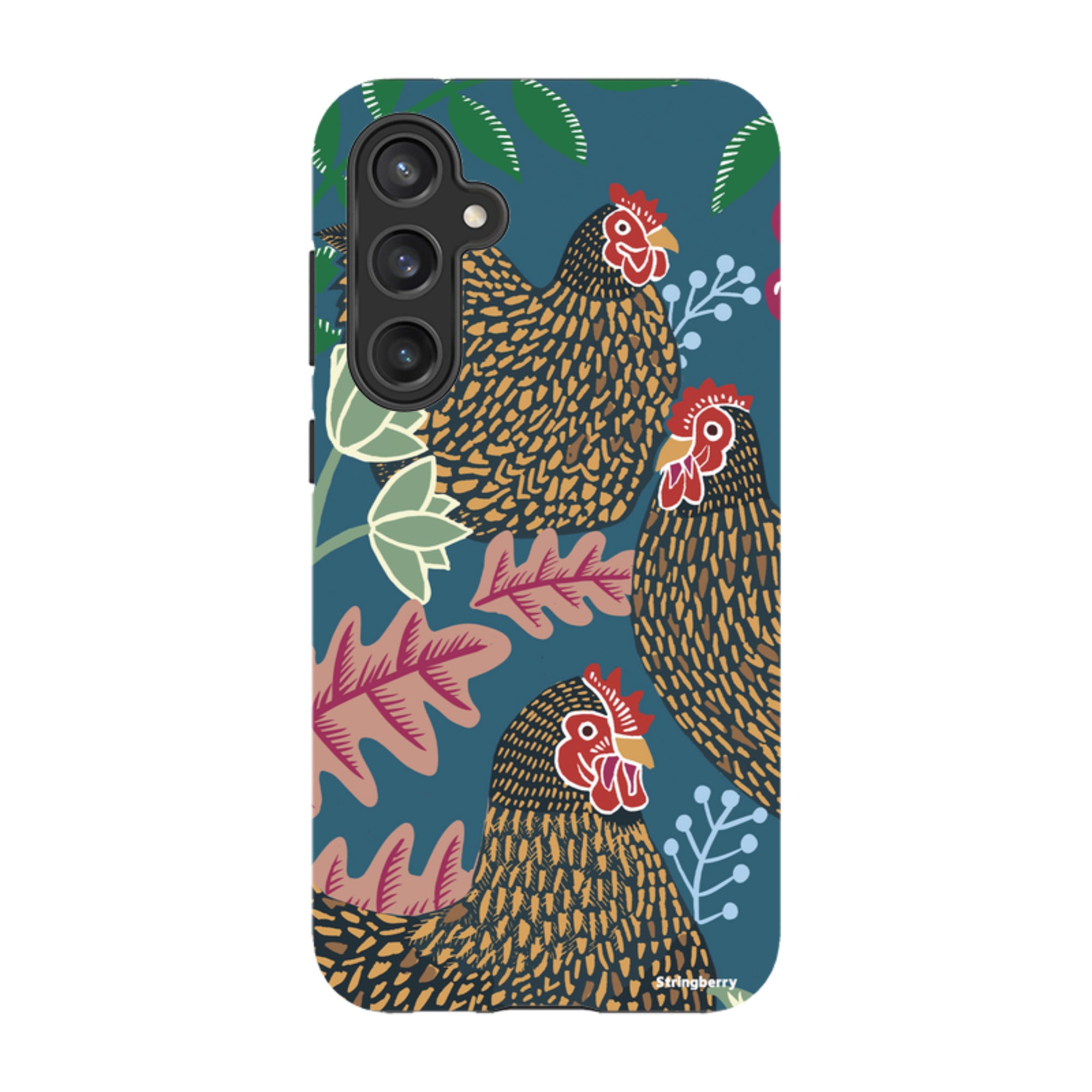 Samsung Tough Case - Three French Hens By Kate Heiss
