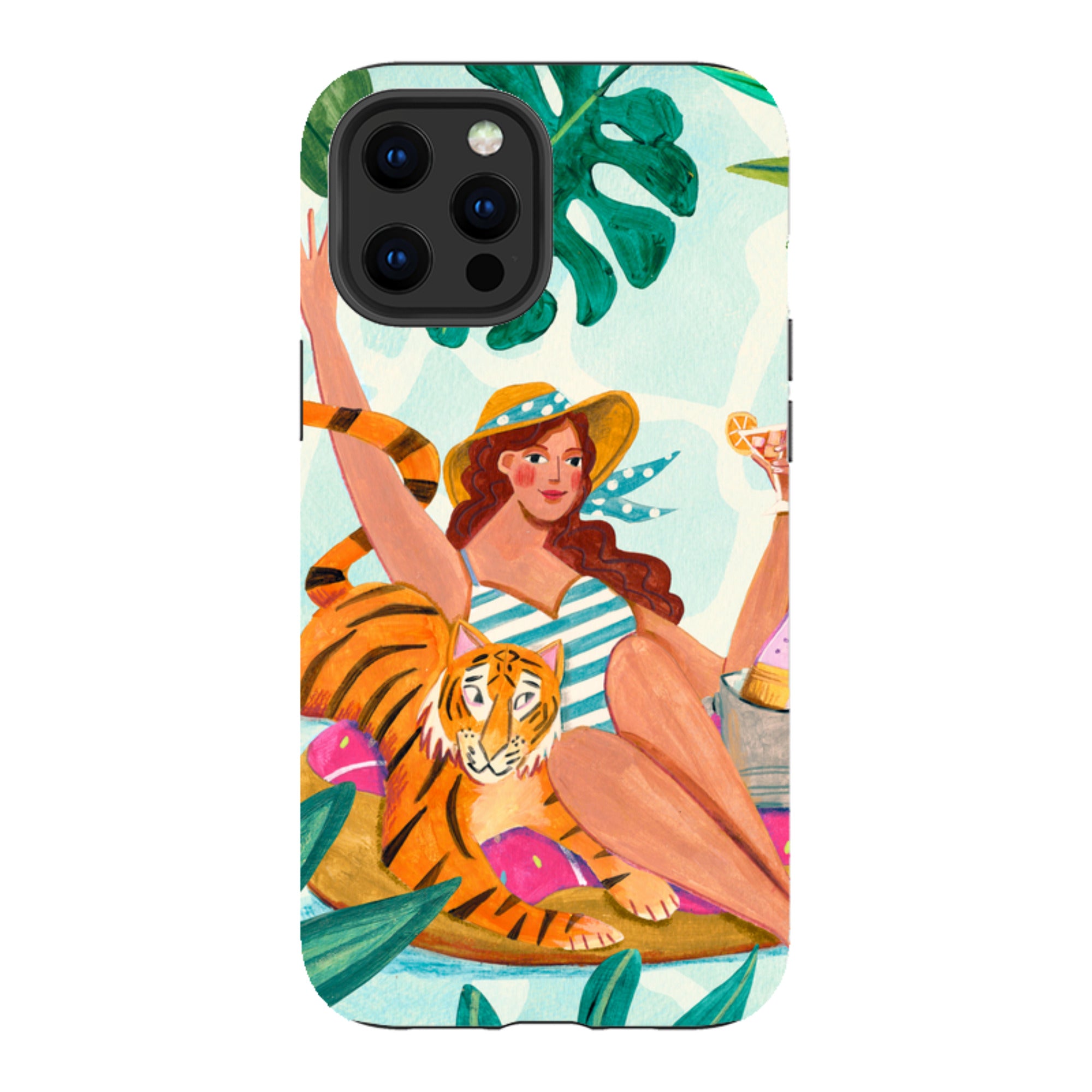 iPhone Tough Case - Pool By Caroline Bonne Muller