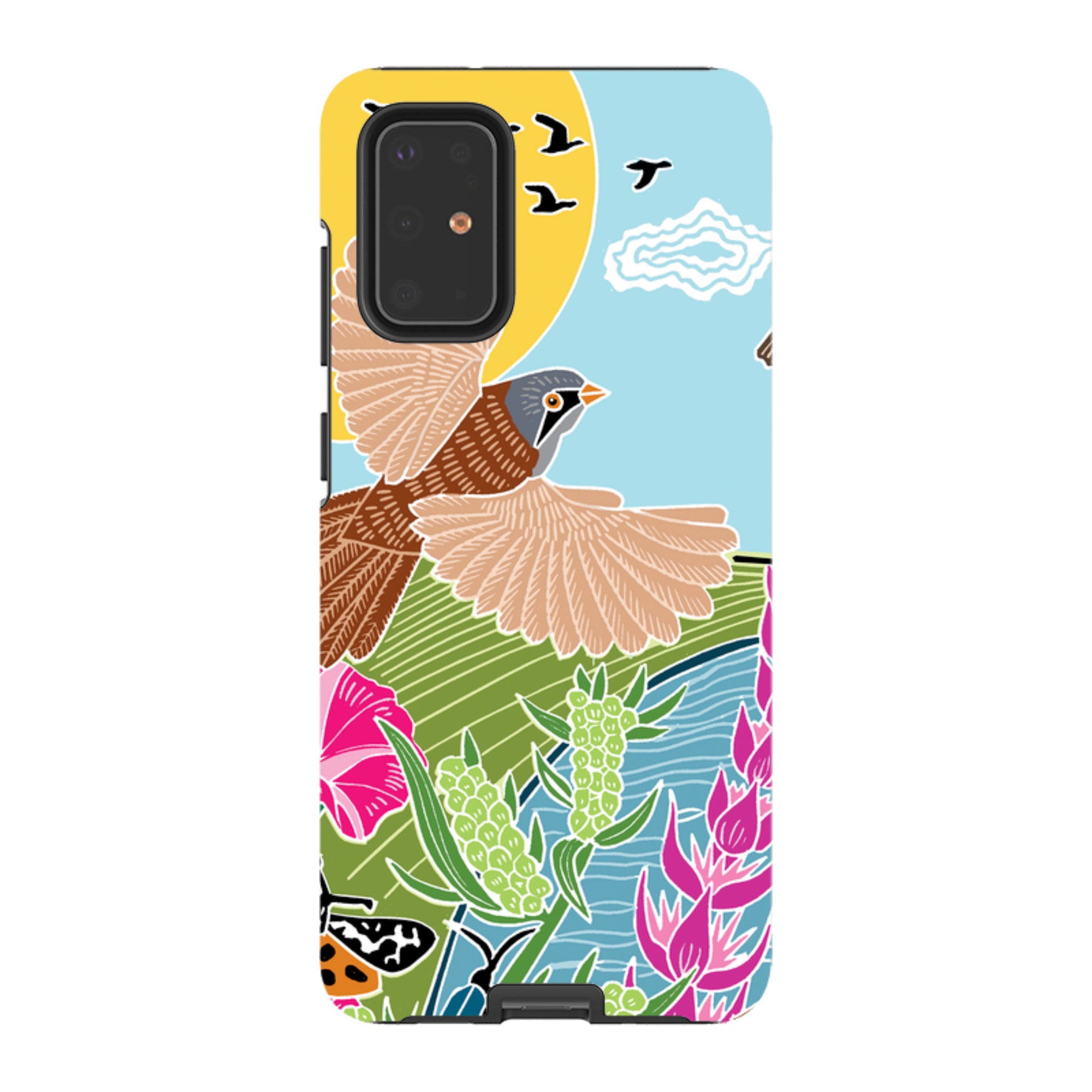 Samsung Tough Case - Bearded Tits By Kate Heiss