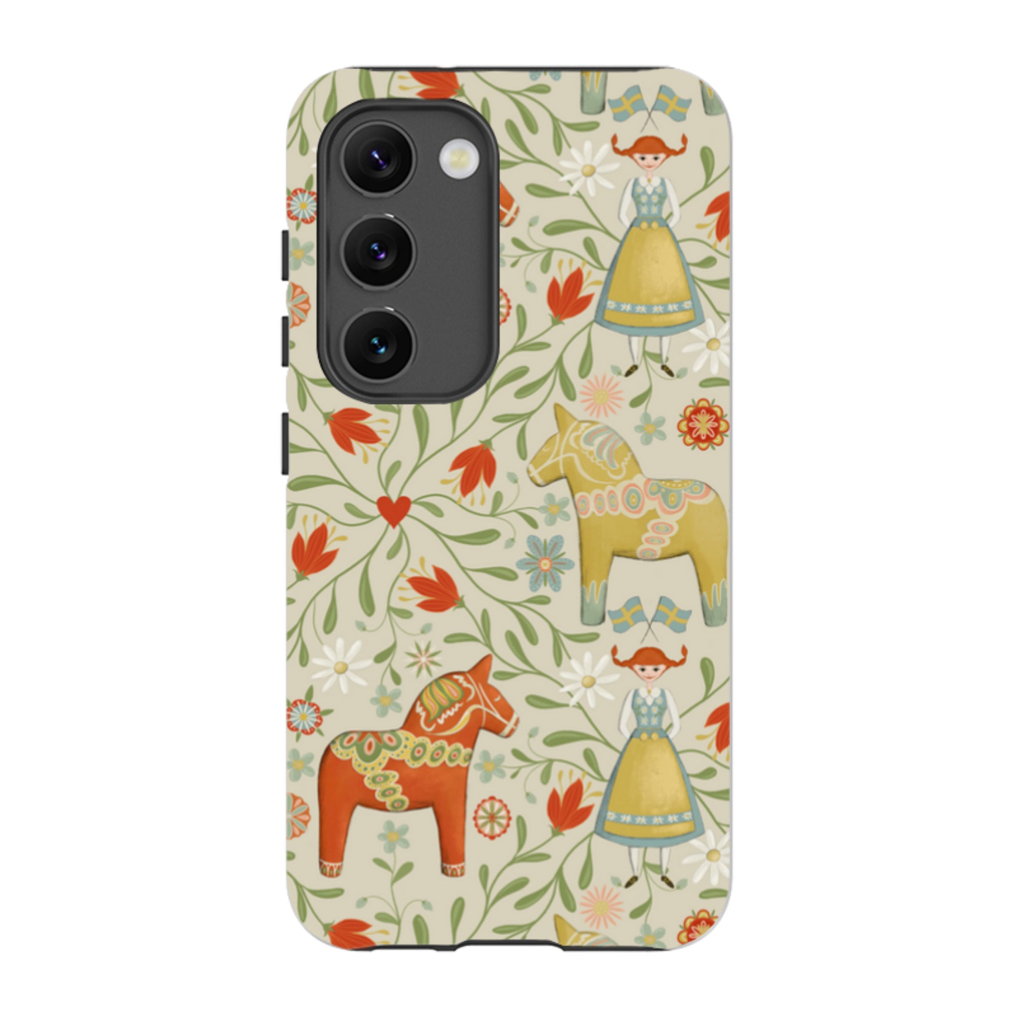 Samsung Tough  Case - Dala Horse By Maja Lindberg
