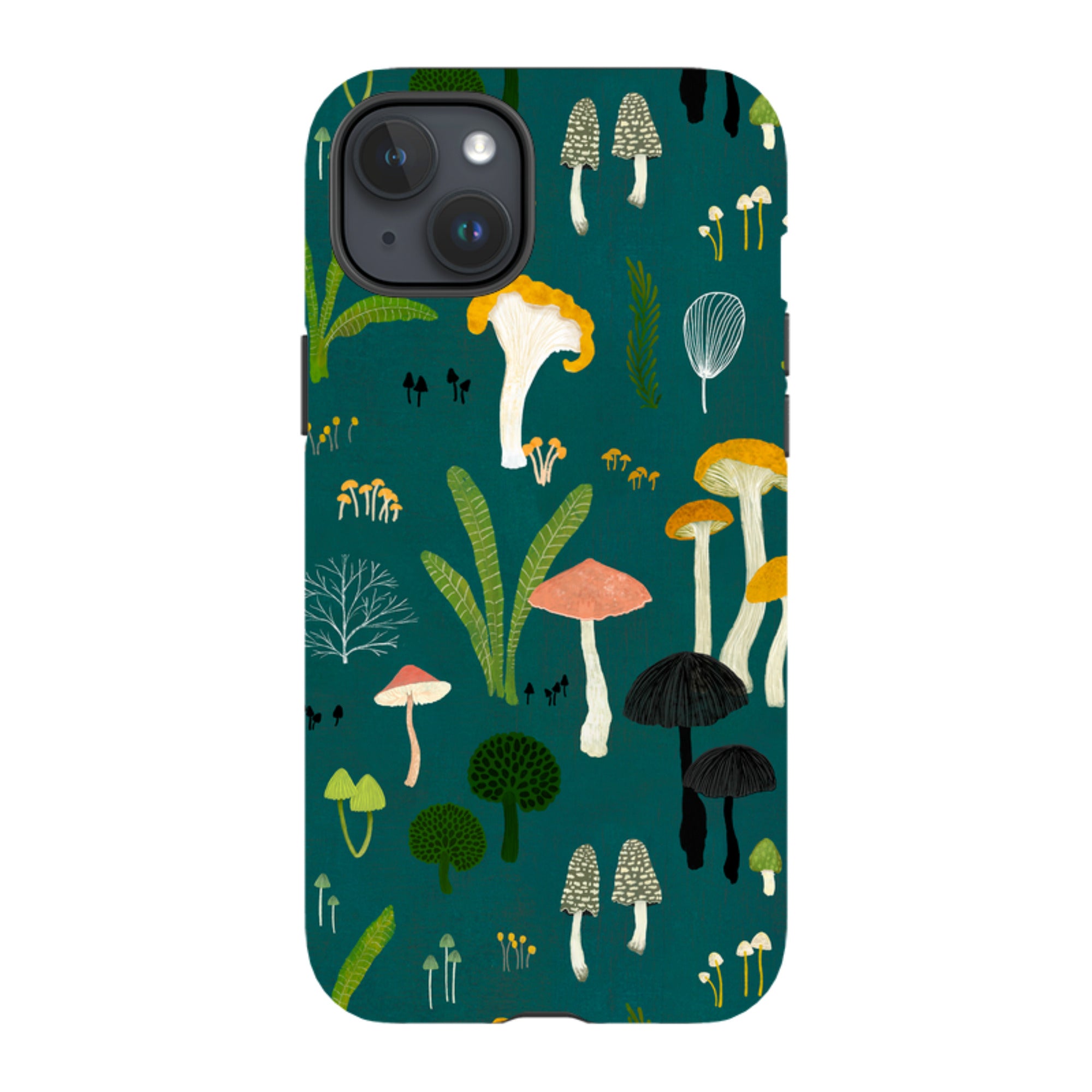 iPhone Tough Case - Mushroom Lake By Katherine Quinn