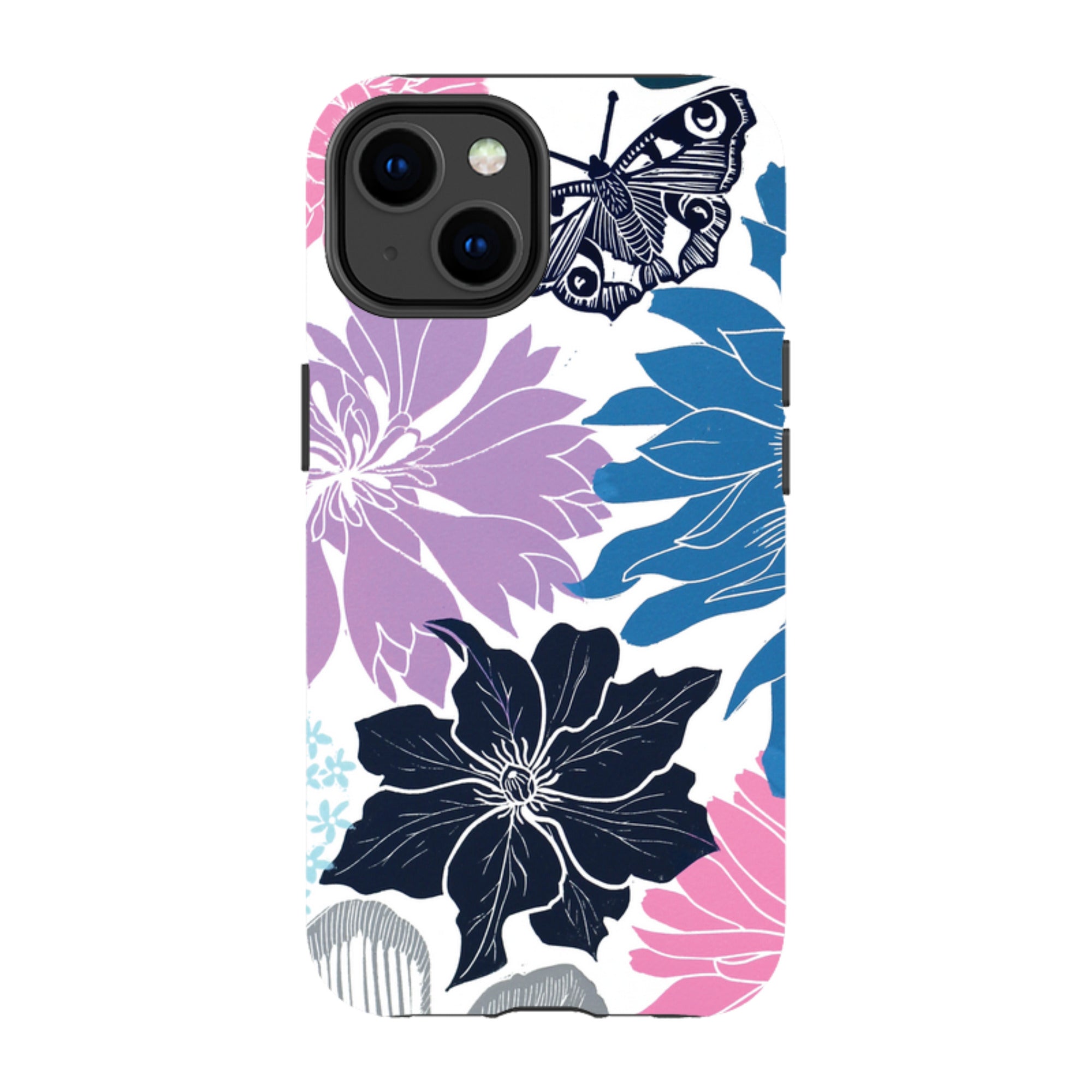 iPhone Tough Case - Cottage Garden Butterfly By Kate Heiss