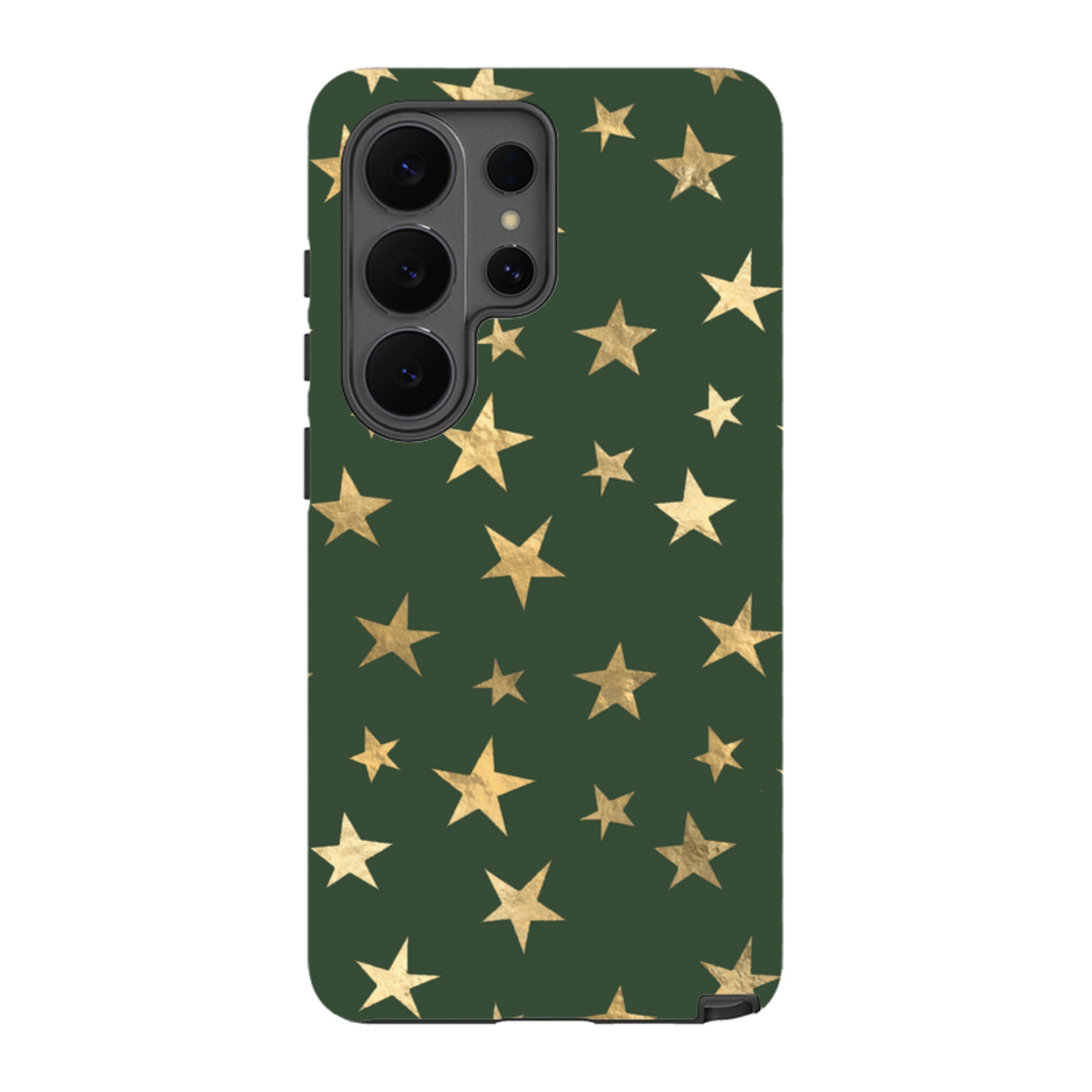 Samsung Tough Case - Green and Gold Stars