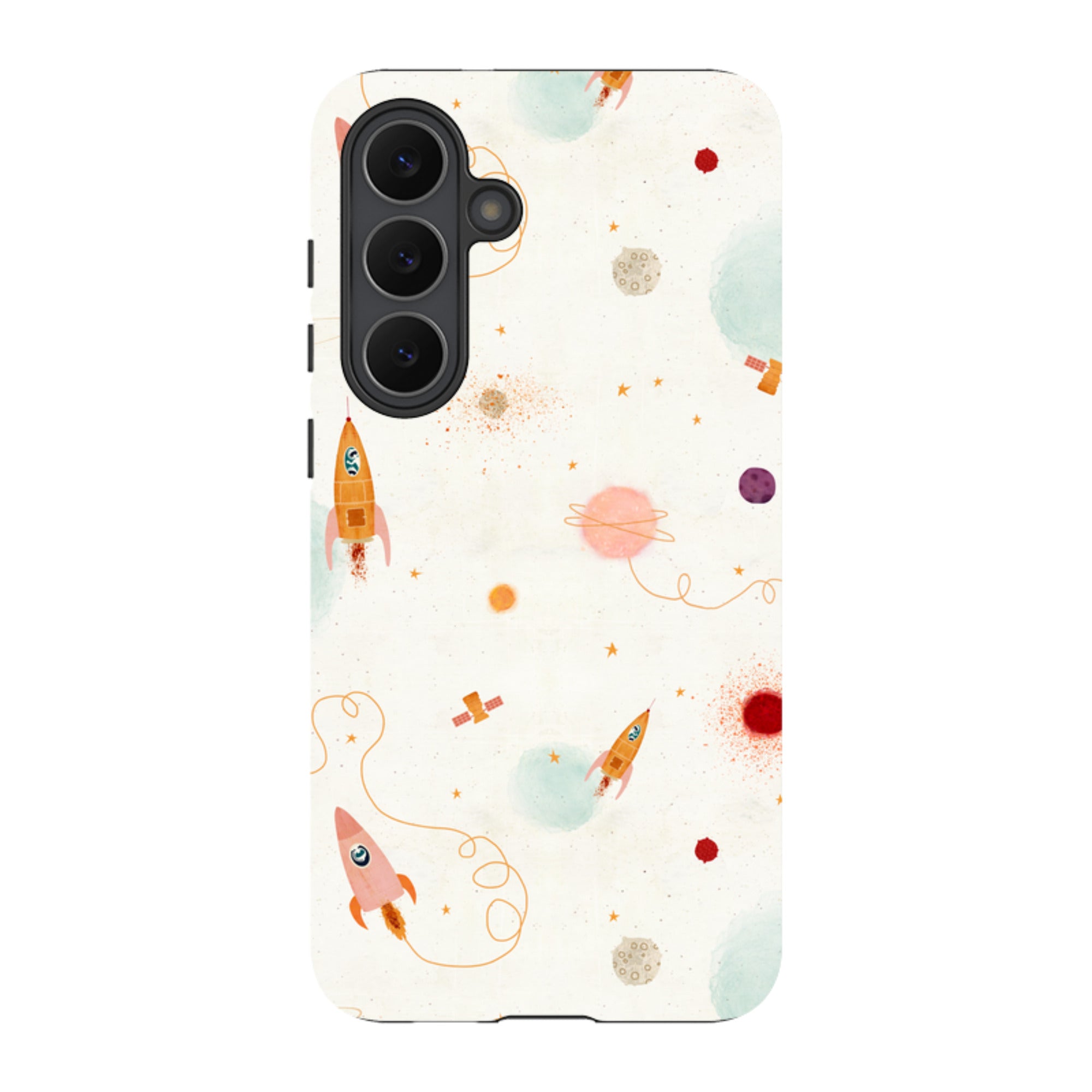 Samsung Tough Case - Rockets Cream By Katherine Quinn