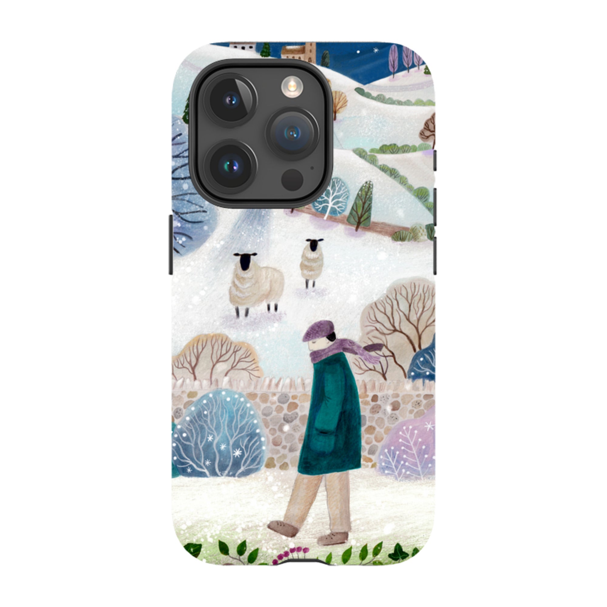 iPhone MagSafe Tough Case -  Across Snowy Fields By Bex Parkin