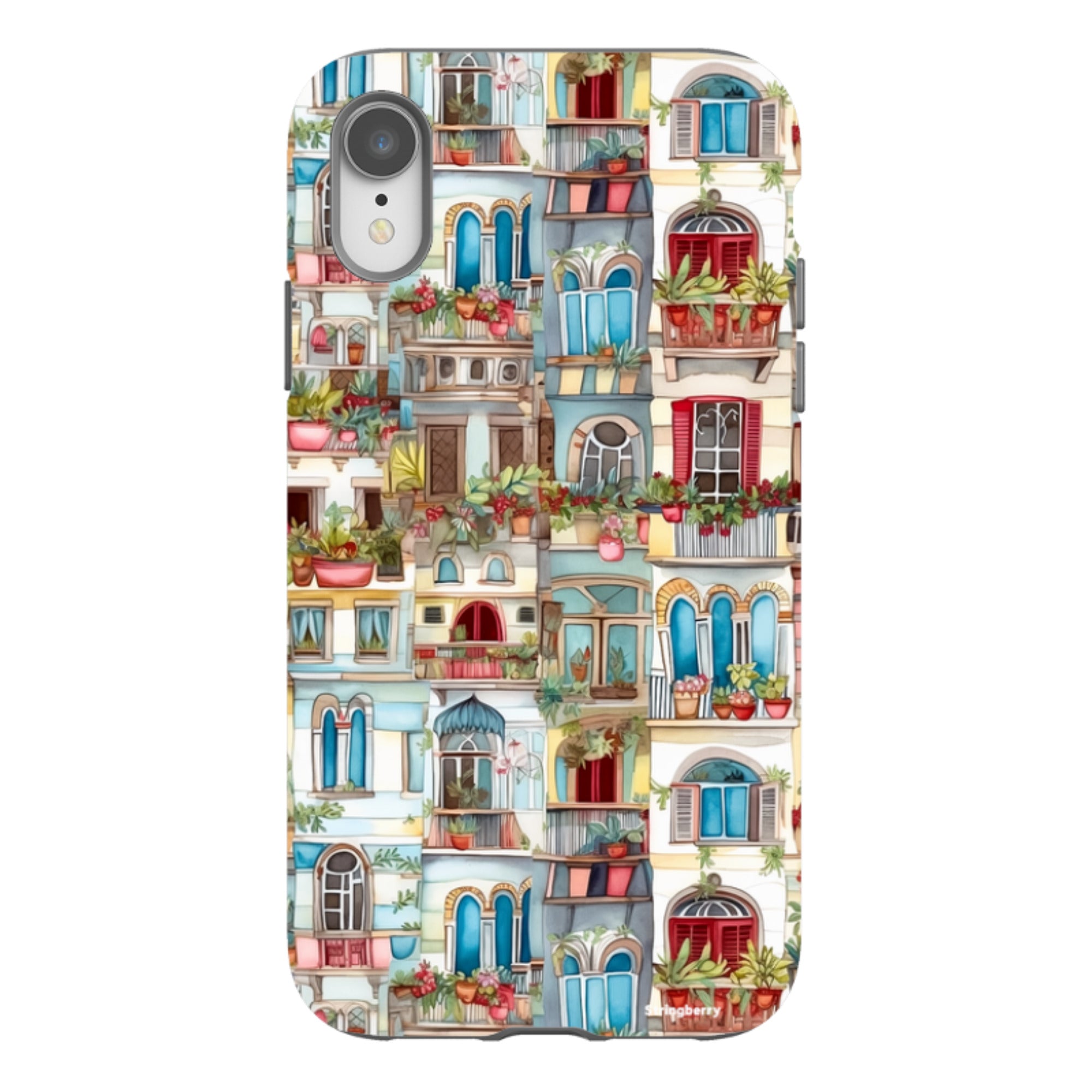 iPhone Tough Case - Floral Balcony II