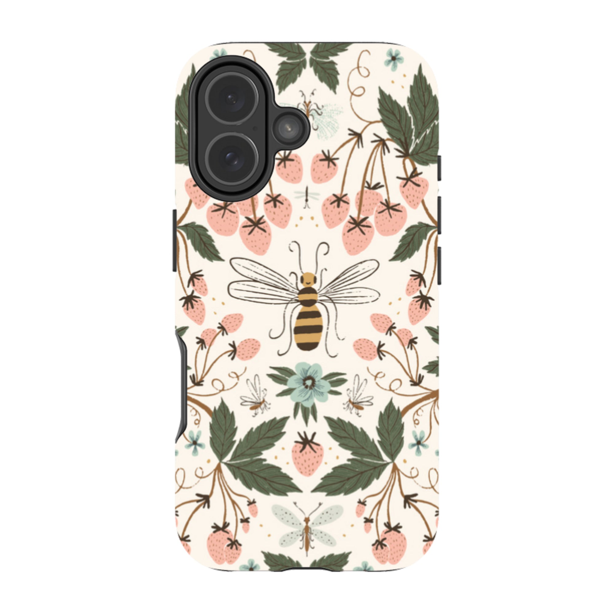 iPhone MagSafe Tough Case - Bugs and Berries By Meghann Rader