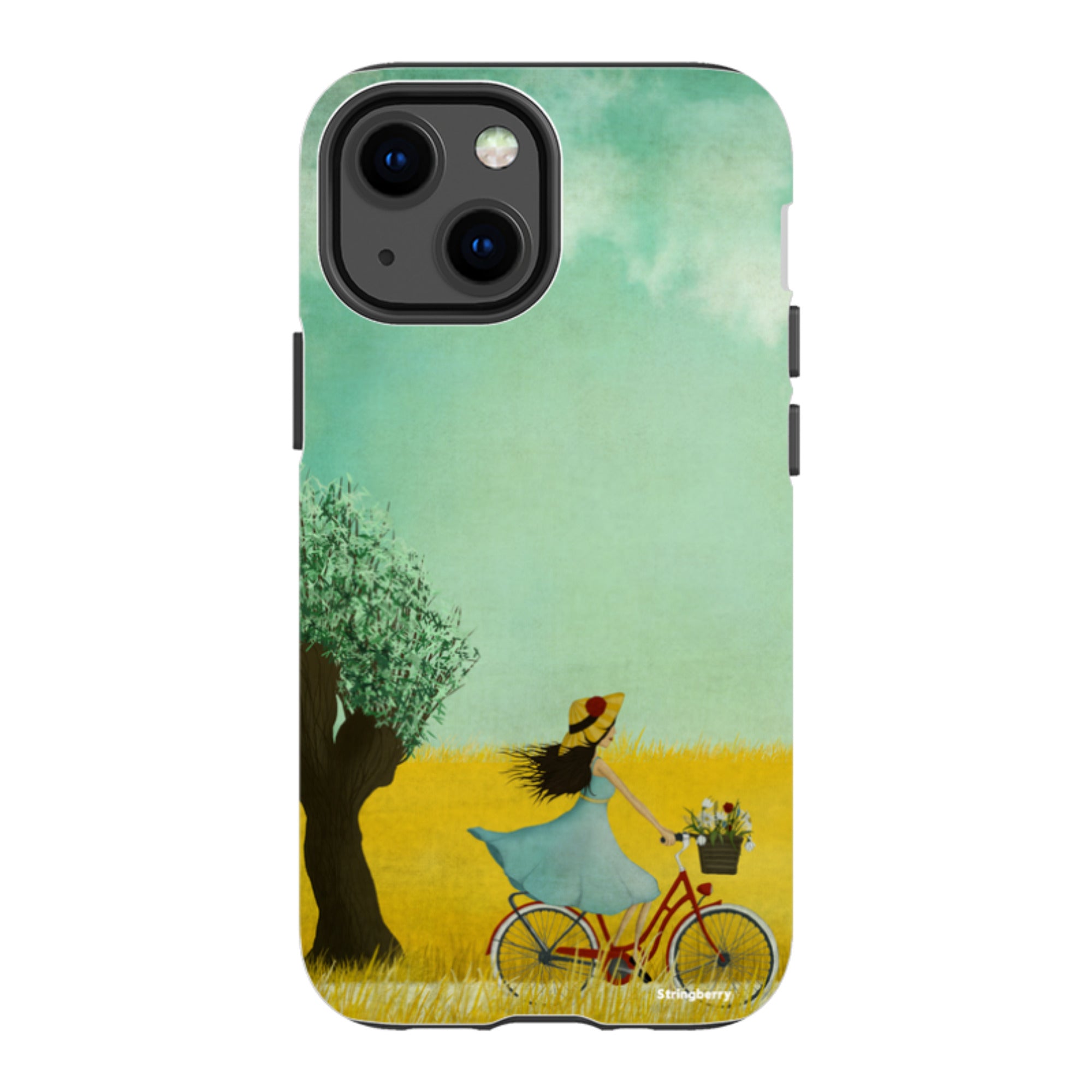 iPhone Tough Case - Bike Ride By Maja Lindberg