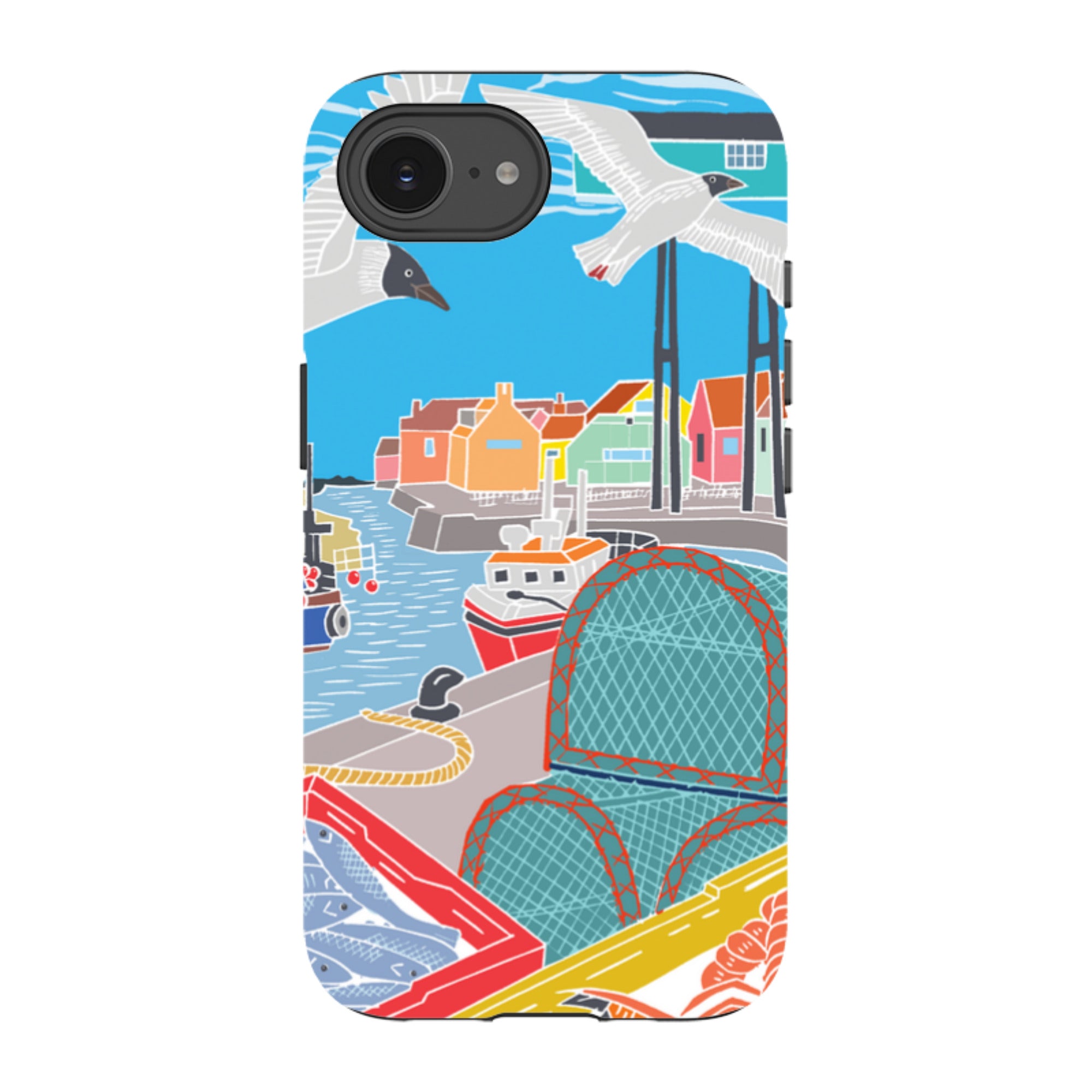 iPhone Tough Case - Bright Houses By Kate Heiss