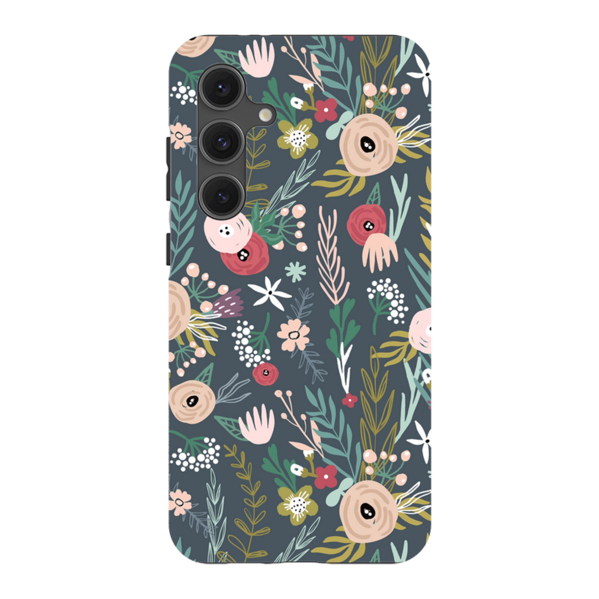 Samsung Tough Case - Winter Scandi Floral