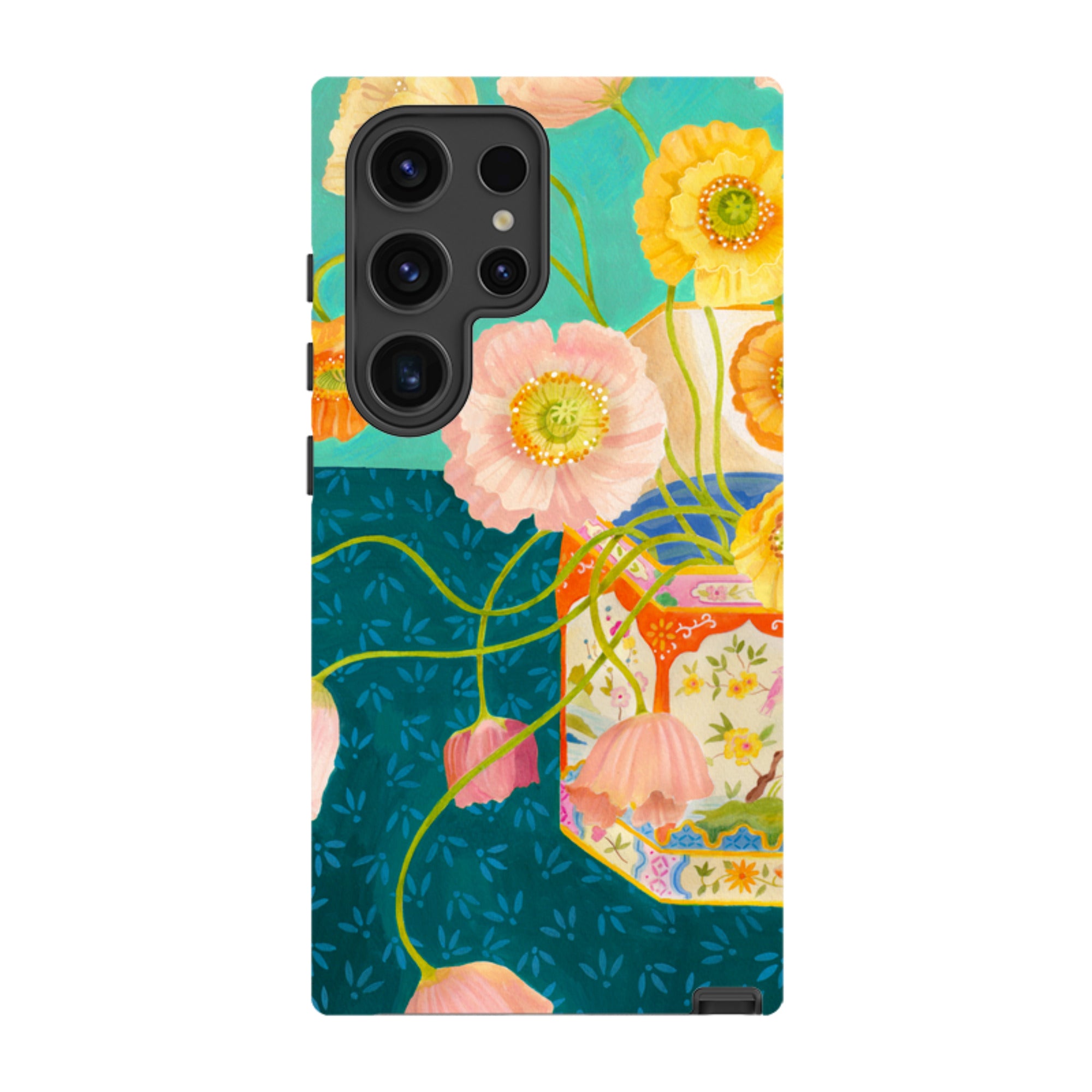 Samsung Tough Case - Poppies By Bex Parkin