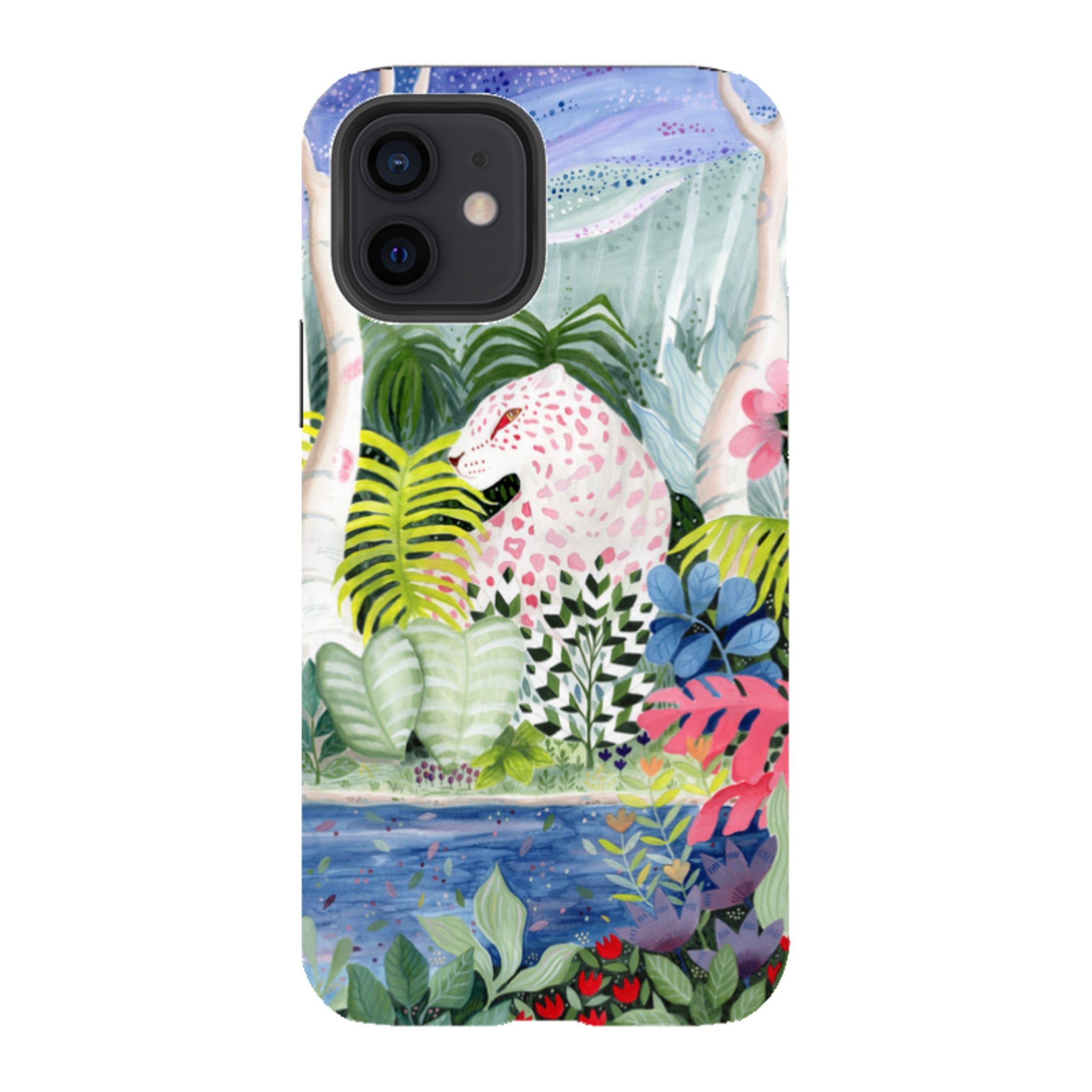 iPhone Tough Case - Cosmic Leopard By Bex Parkin