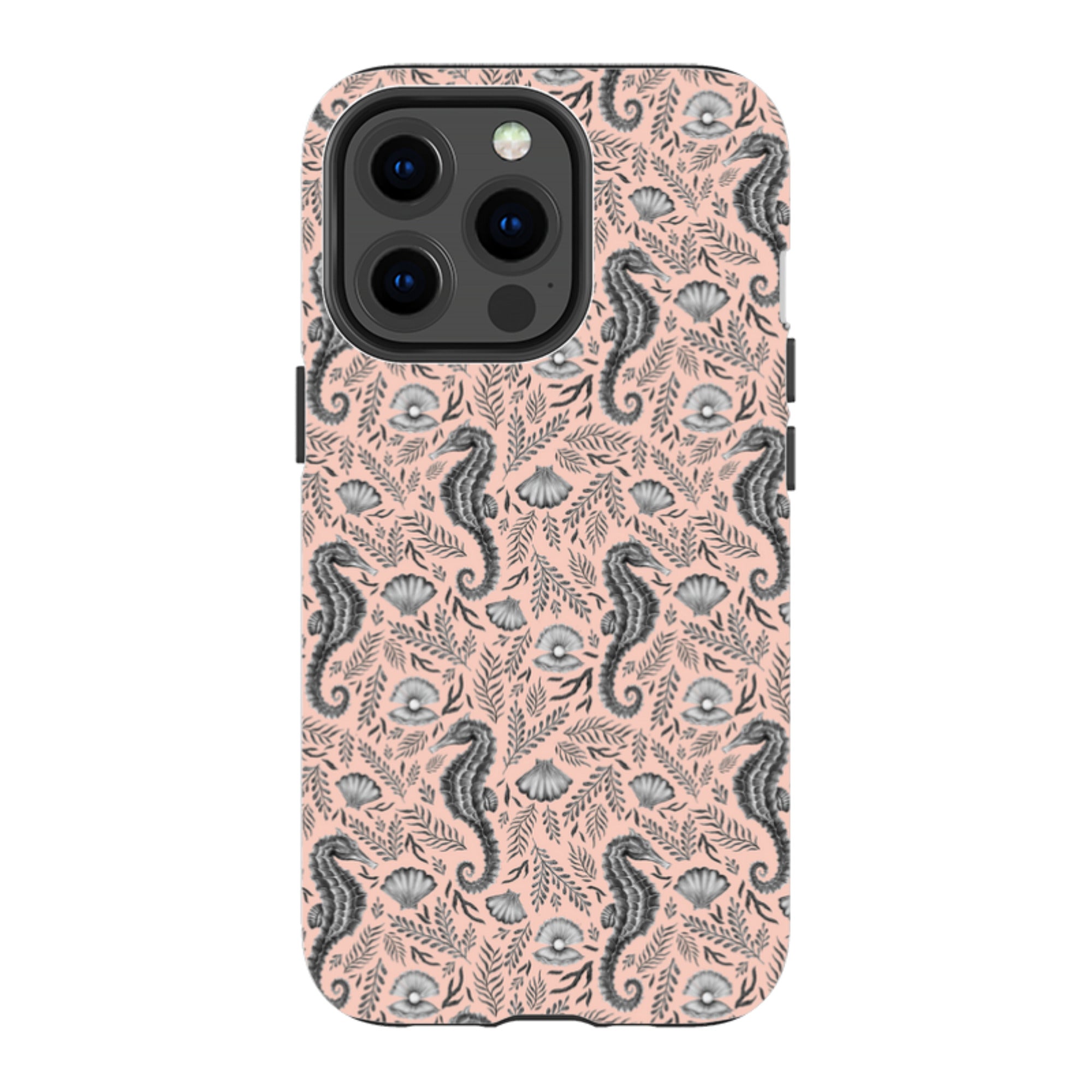iPhone Tough Case - Seahorse Coral By Catherine Rowe