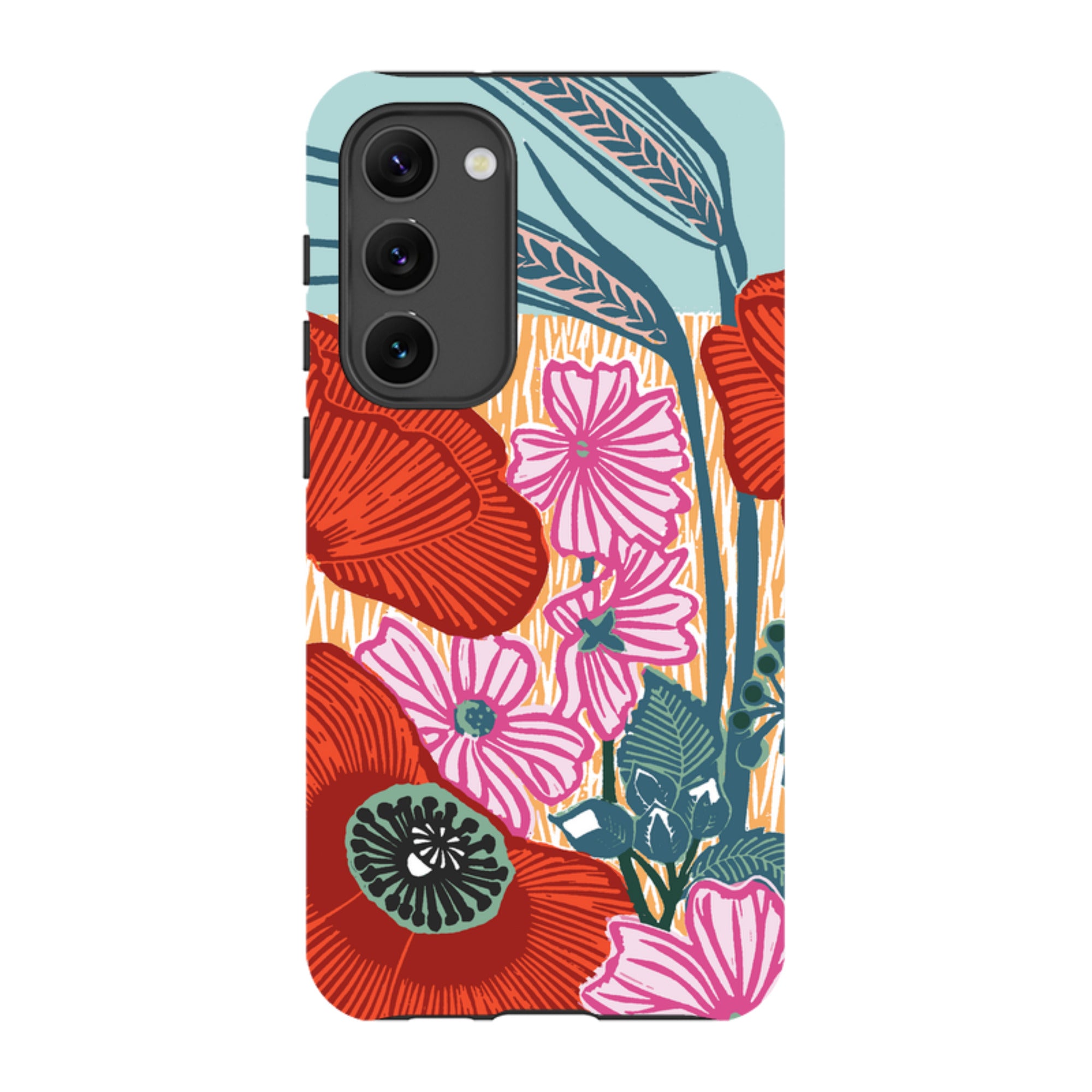 Samsung Tough Case - Wild Poppies By Kate Heiss