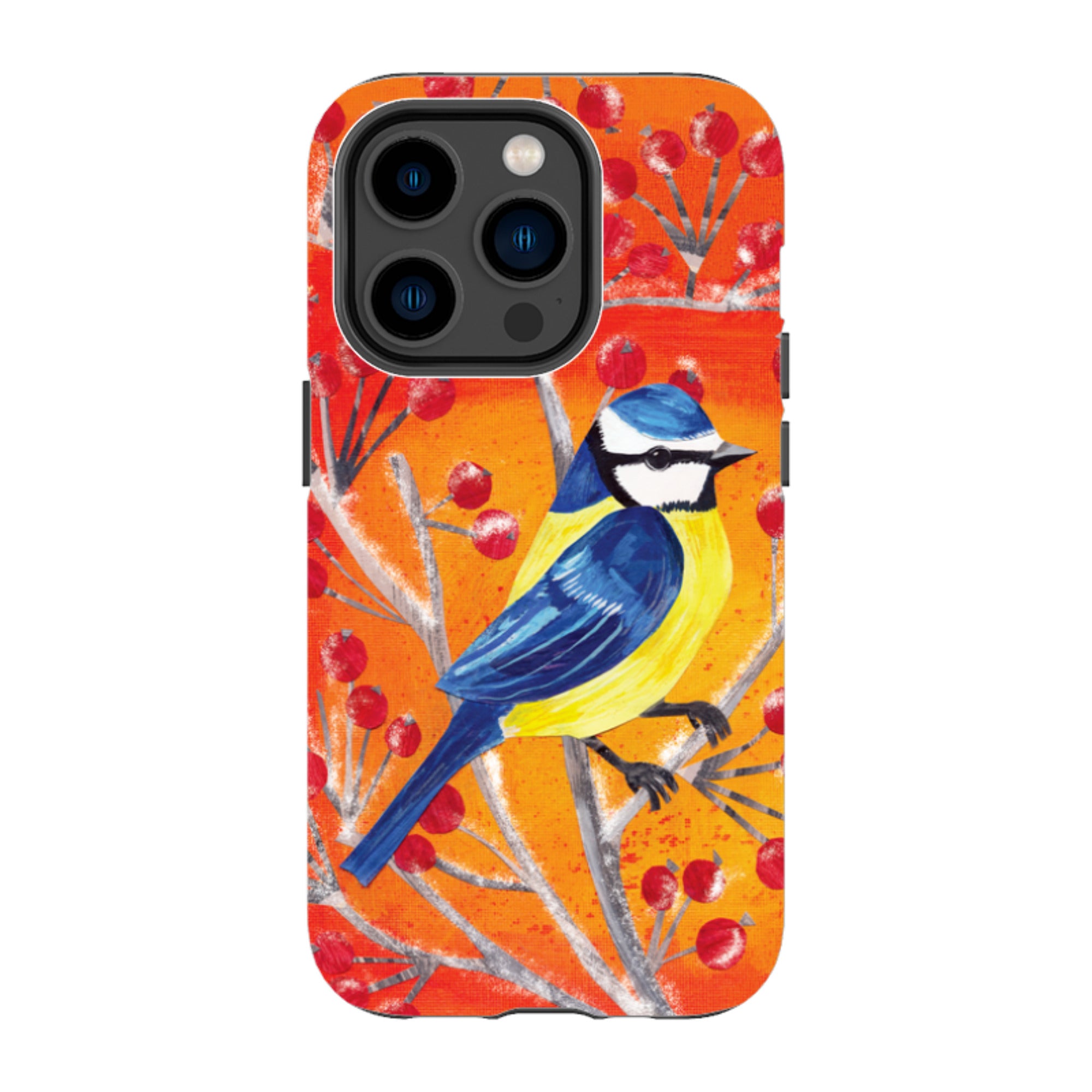 iPhone MagSafe Tough Case - Blue Tit By Tracey English