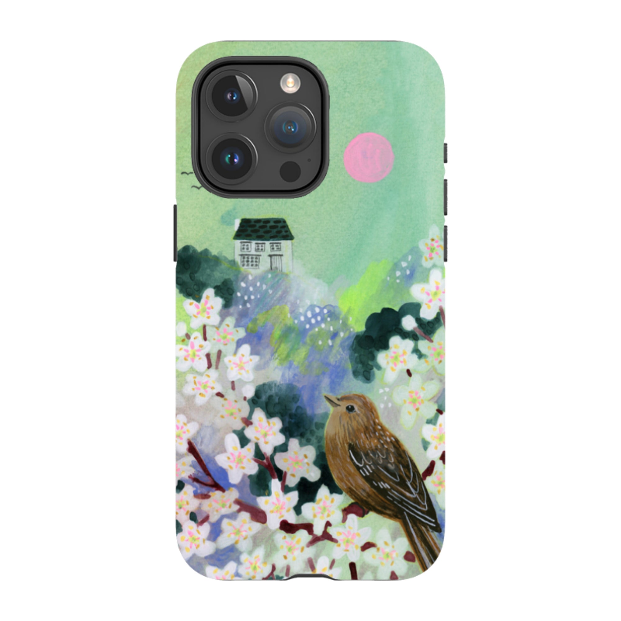 iPhone Tough Case - Blackthorn in the Valley By Lee Foster Wilson
