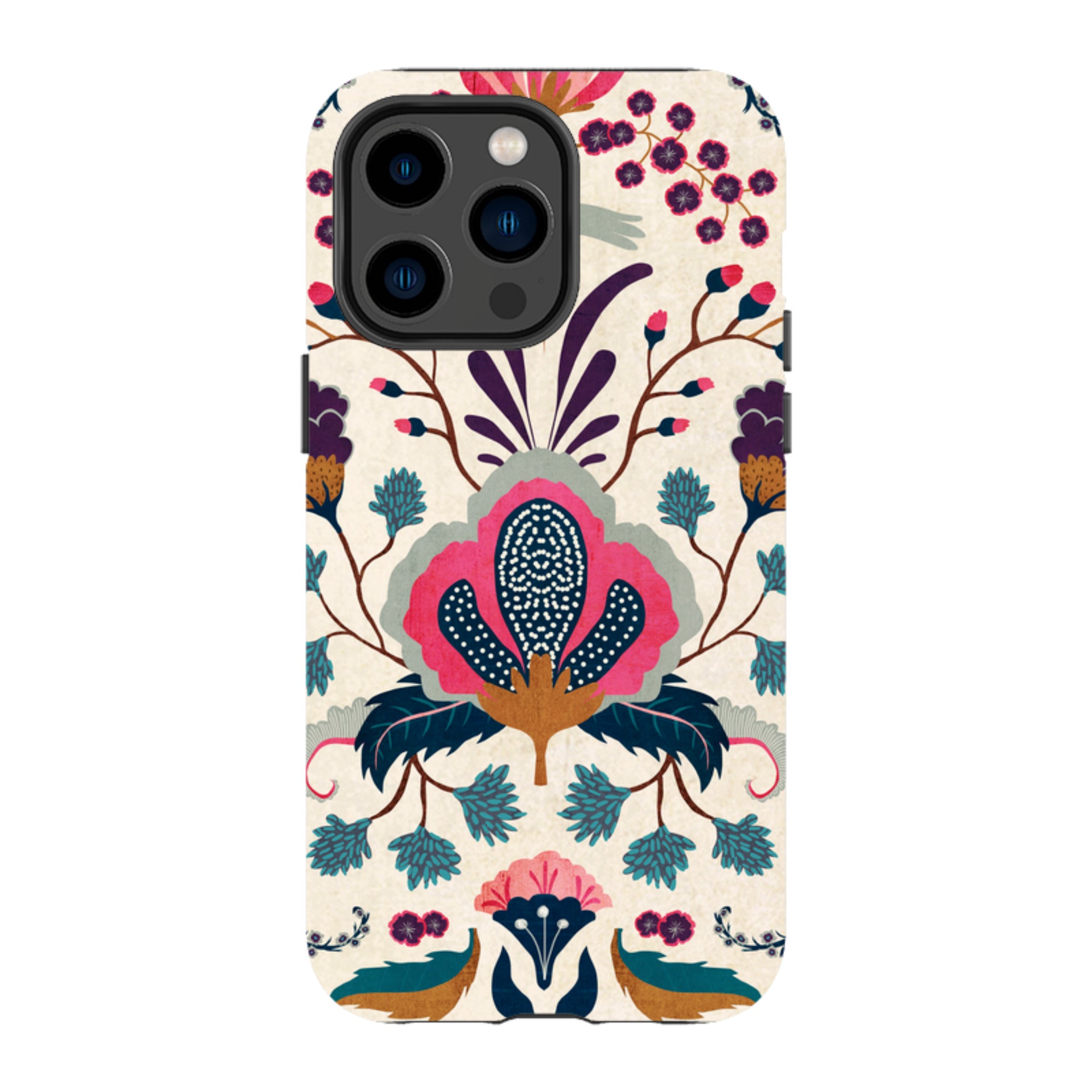 iPhone MagSafe Tough Case - Folk Floral By Katherine Quinn