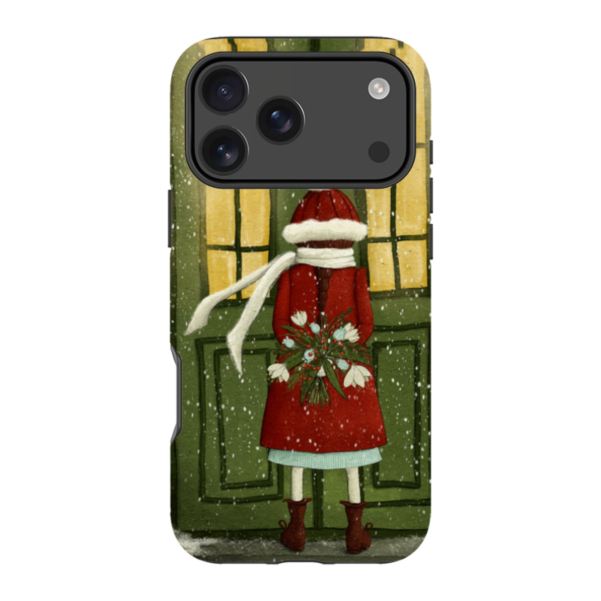 iPhone Tough Case - Winter Flowers By Maja Lindberg