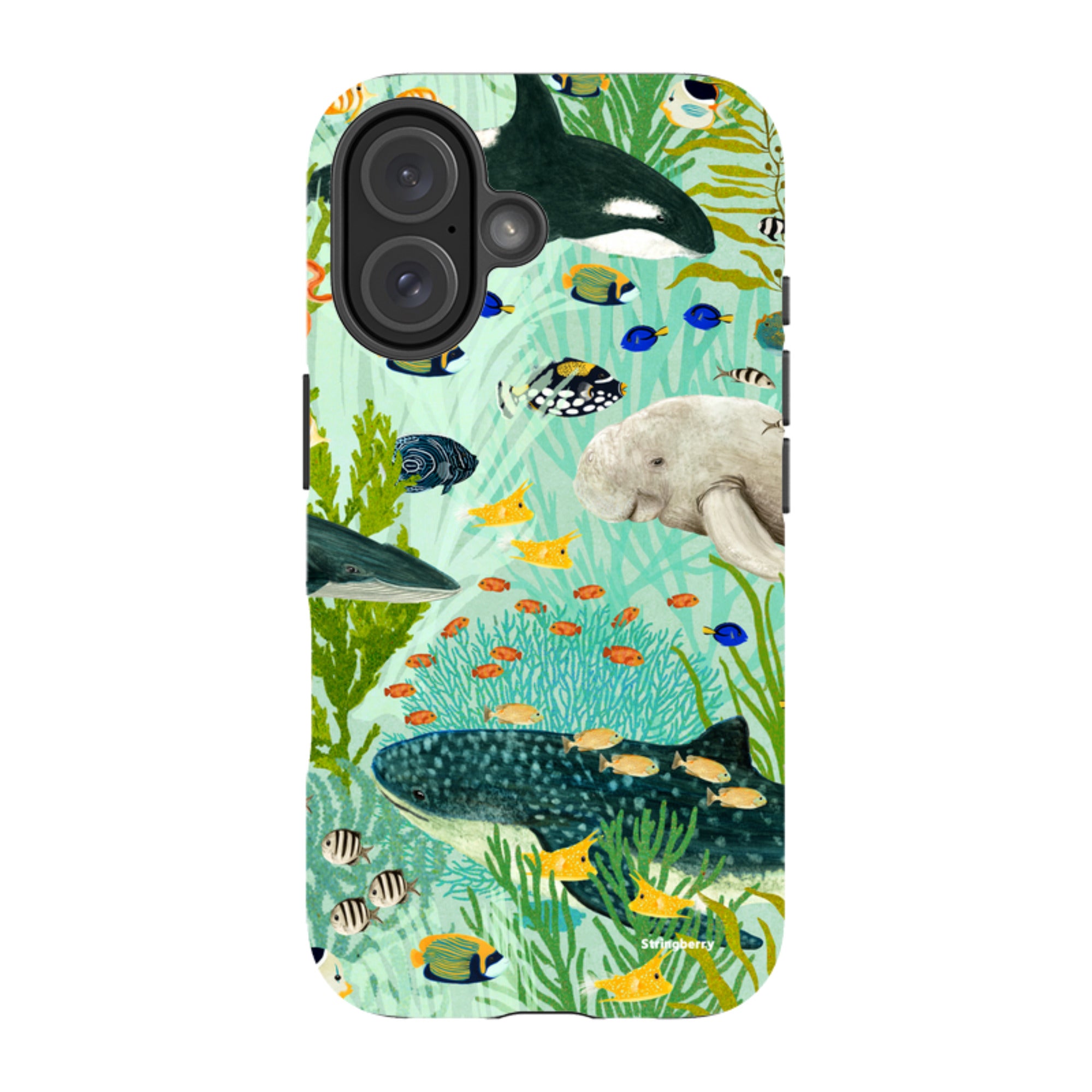 iPhone Tough Case - Sea Life By Katherine Quinn