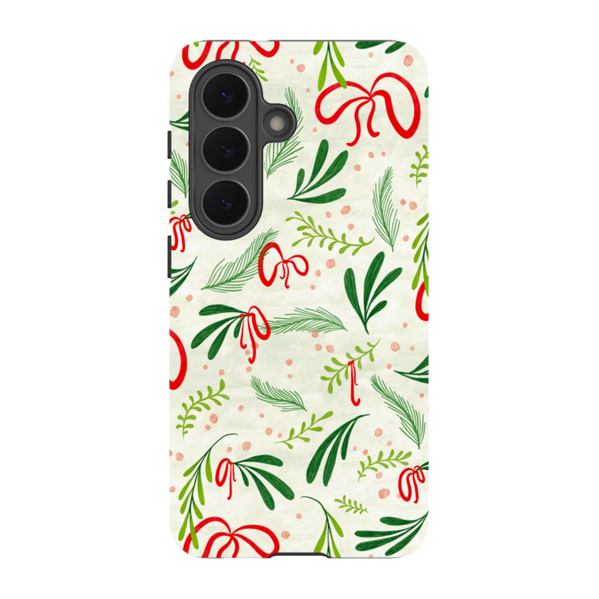 Samsung Tough Case - Christmas Bows By Katherine Quinn