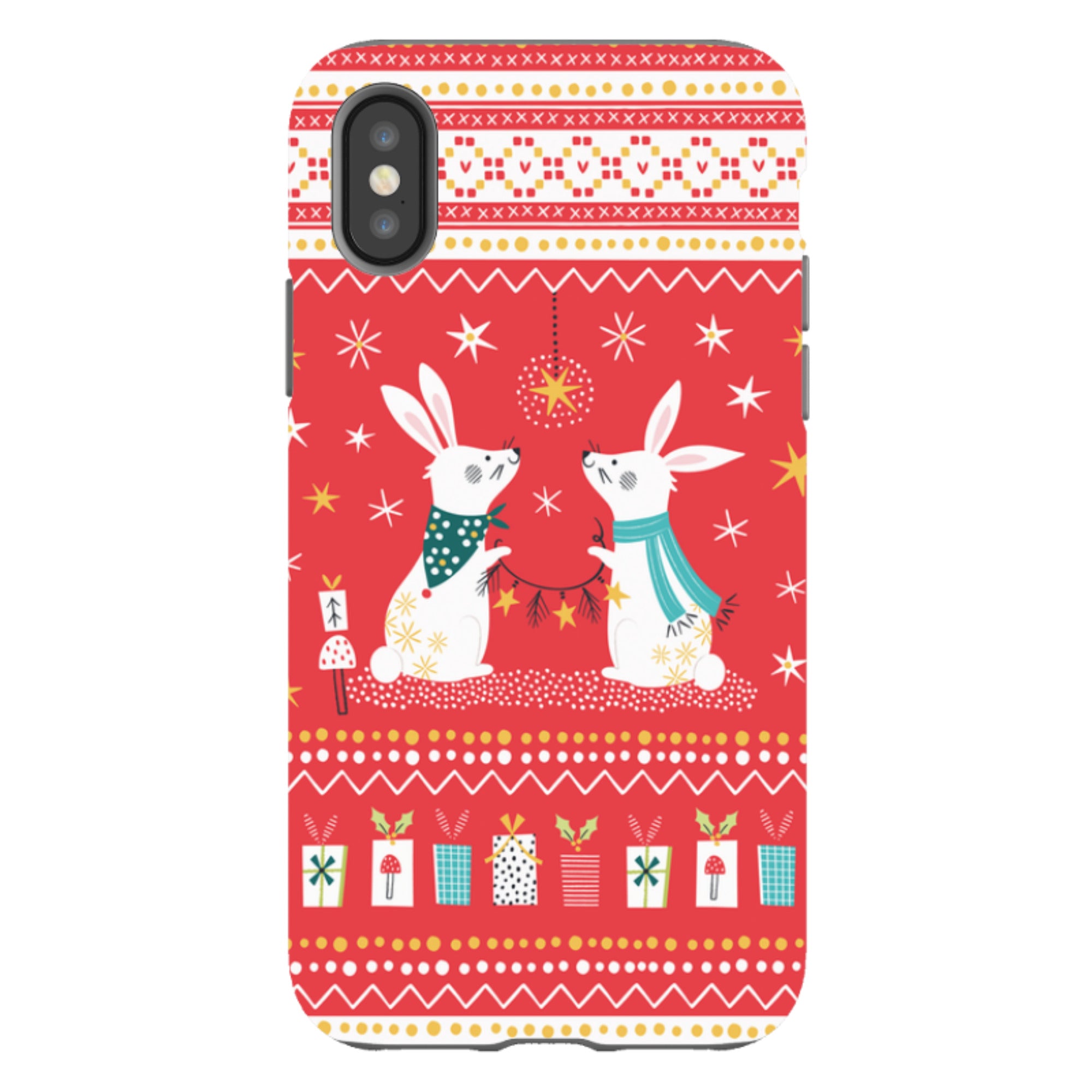 iPhone Tough Case - Rabbits By Ali Brookes