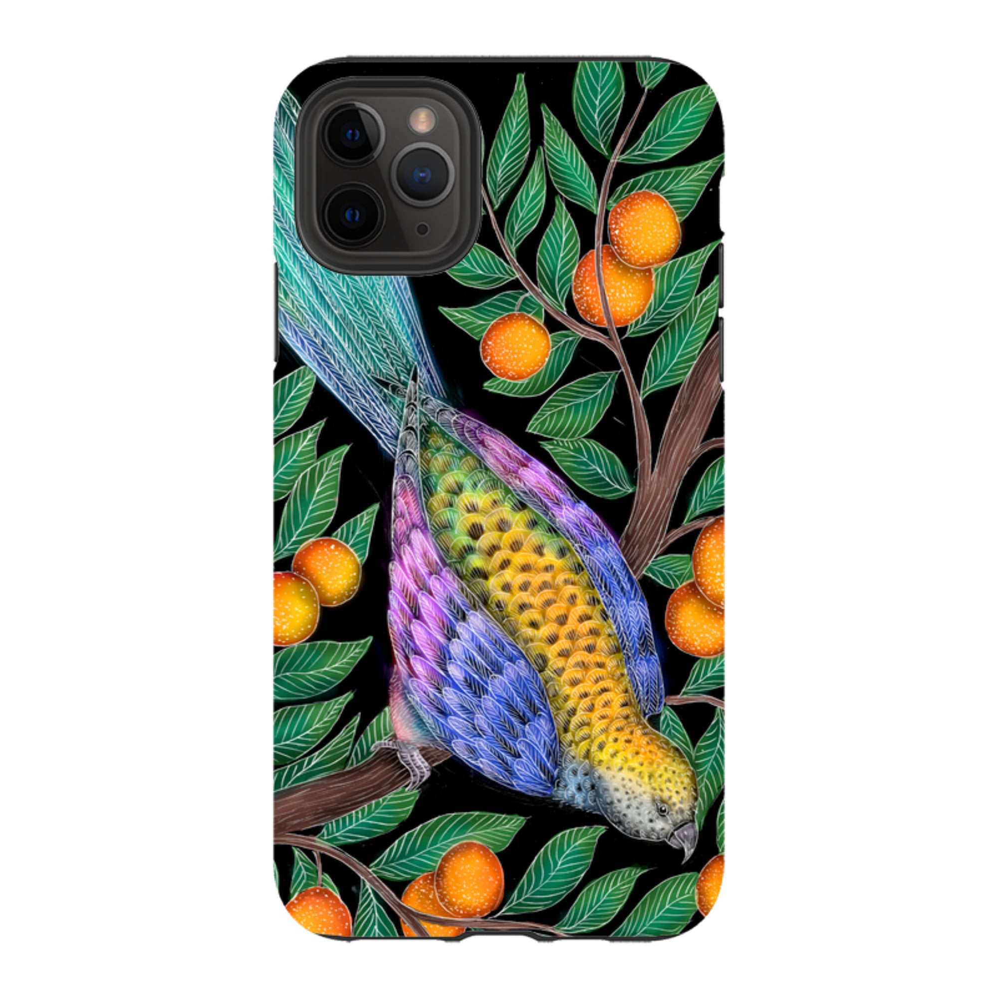 iPhone Tough Case - Parrot By Catherine Rowe