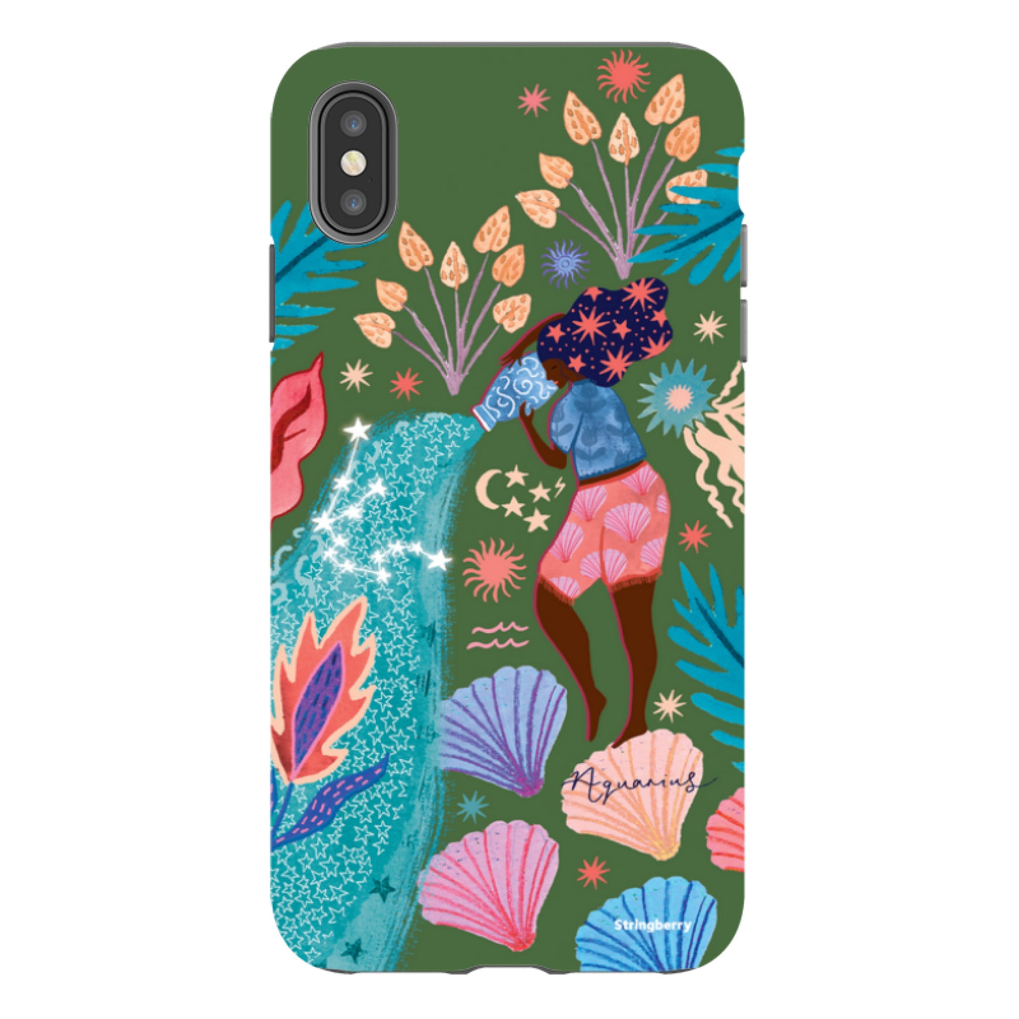 iPhone Tough Case - Aquarius By Emma Frances Grant