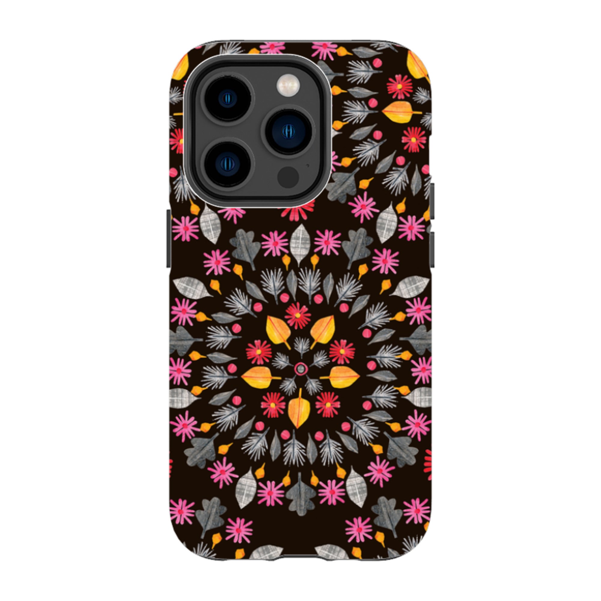 iPhone MagSafe Tough Case - Autumn Mandala By Tracey English