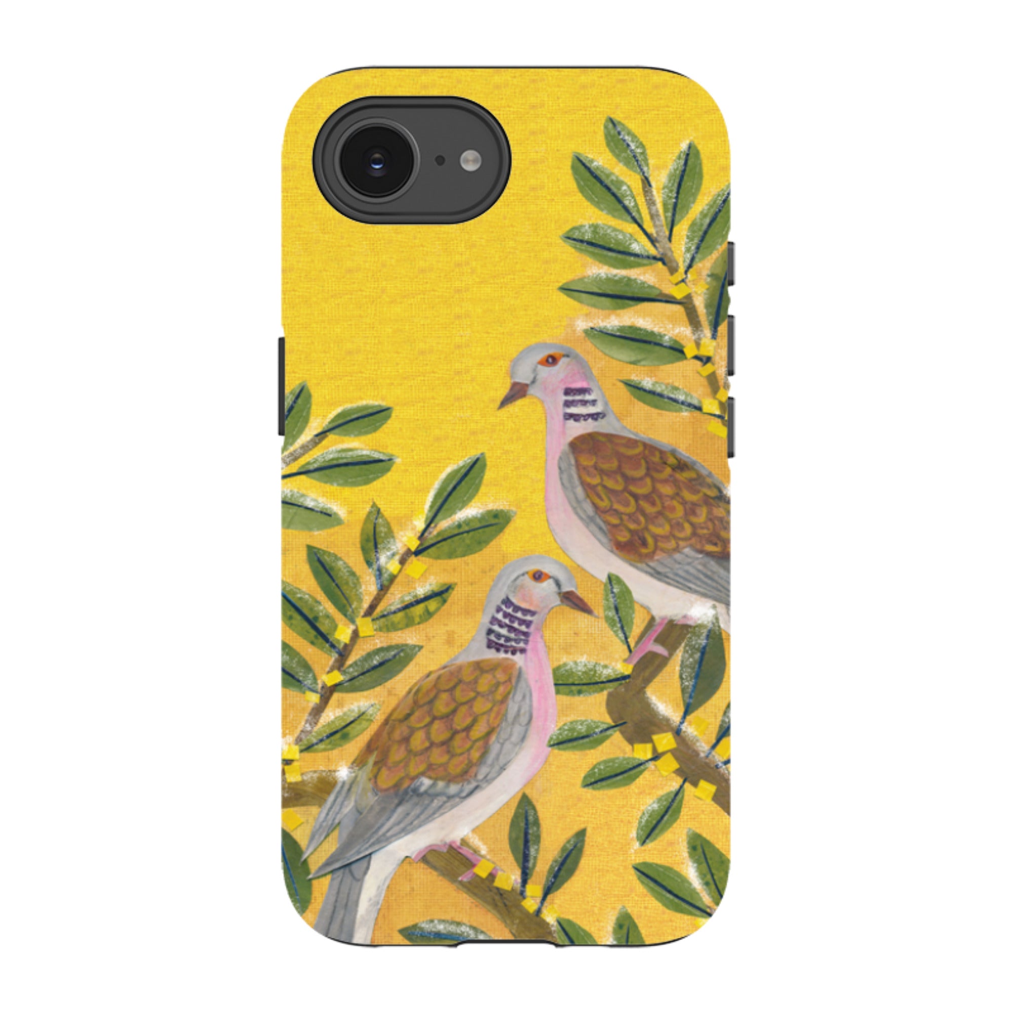 iPhone Tough Case - Two Turtle Doves By Tracey English