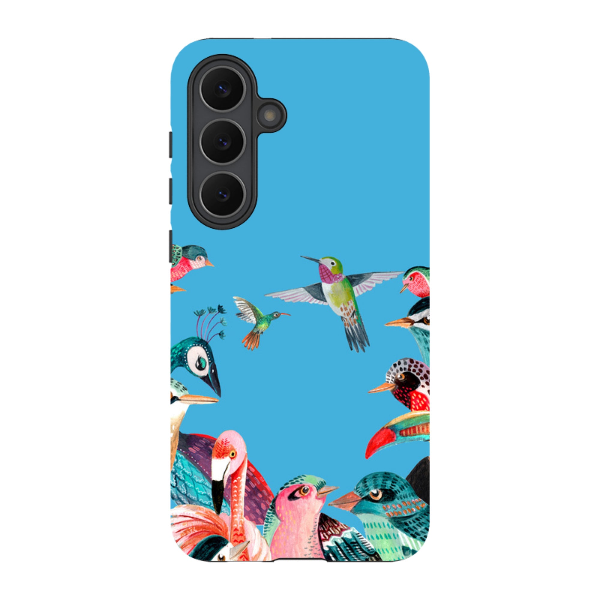 Samsung Tough Case - Blue Birds By Caroline Bonne Muller