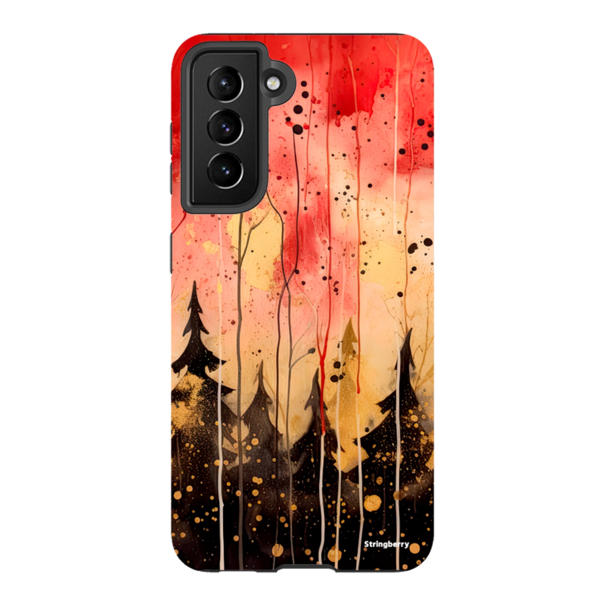 Samsung Tough Case - Watercolour Winter Forest