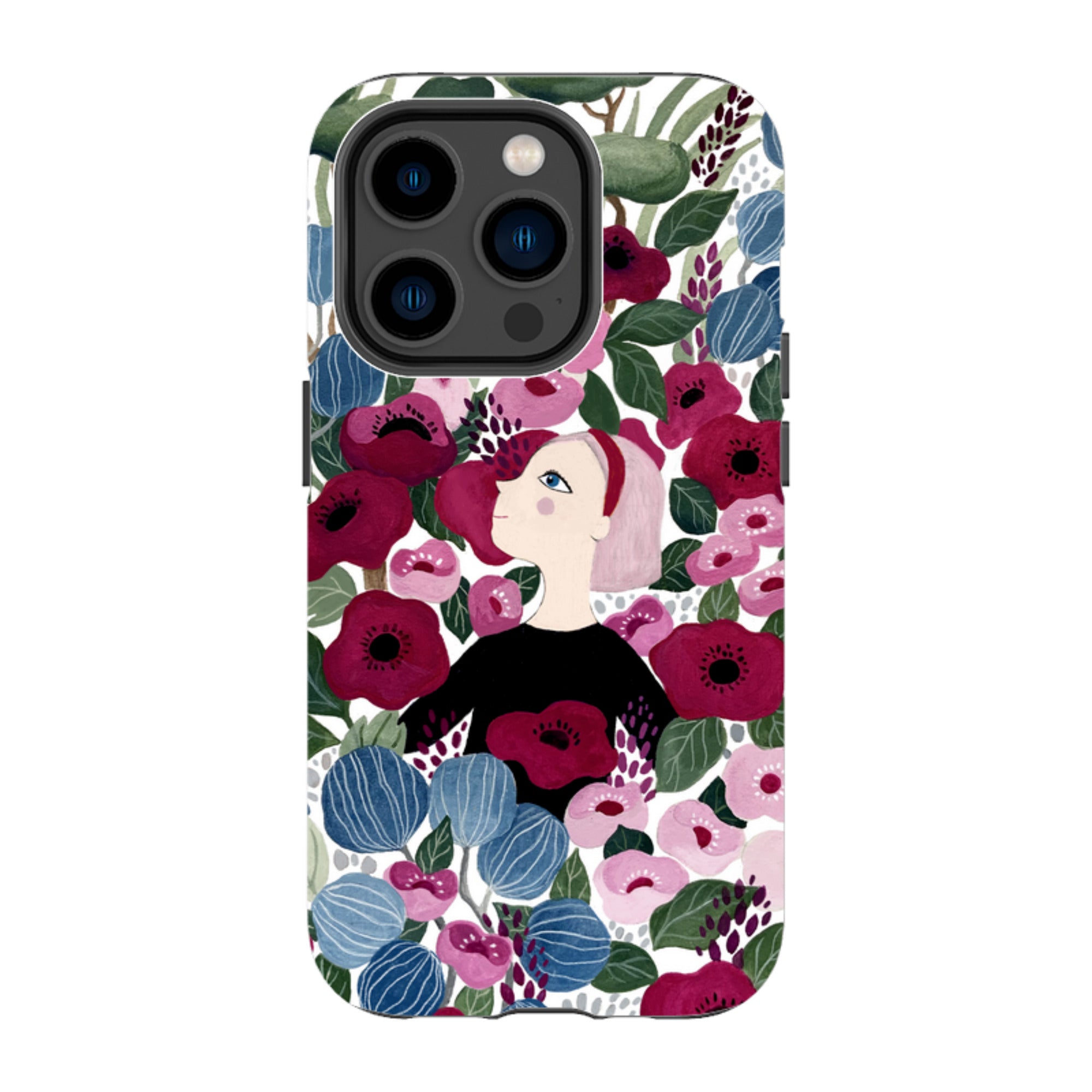 iPhone Tough Case - Flower Garden By Bex Parkin
