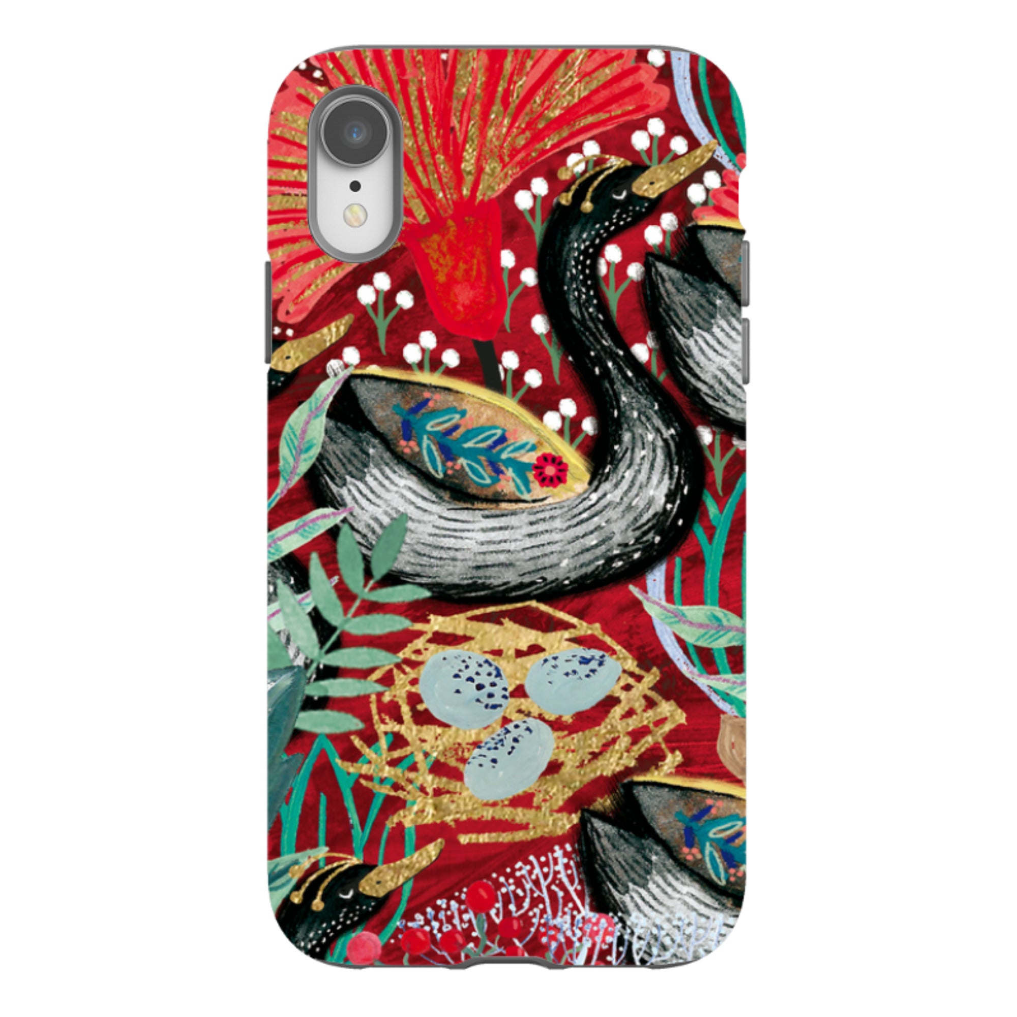 iPhone Tough Case - Eight Geese A Laying By Emma Frances Grant