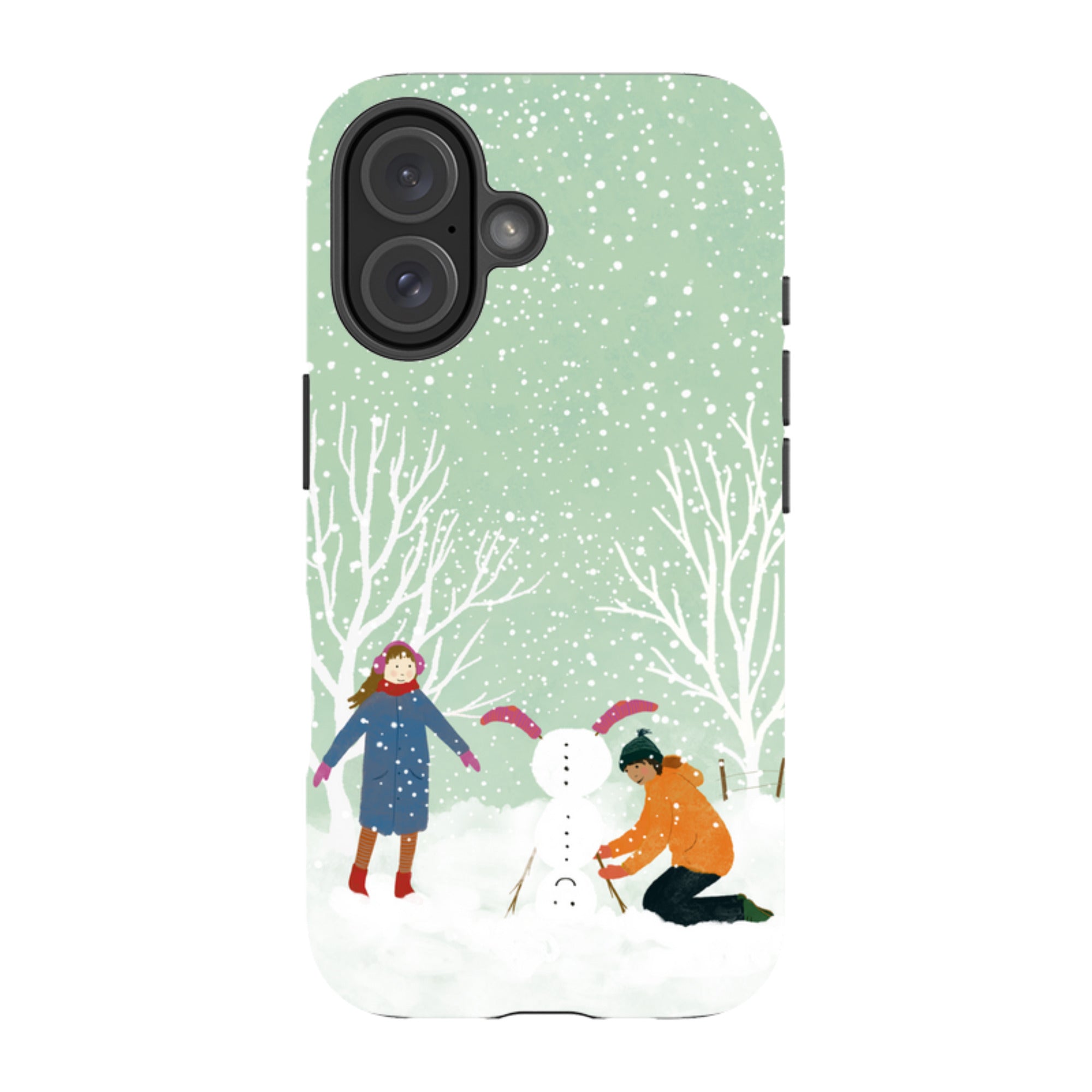 iPhone Tough Case - Snowball Building By Katherine Quinn