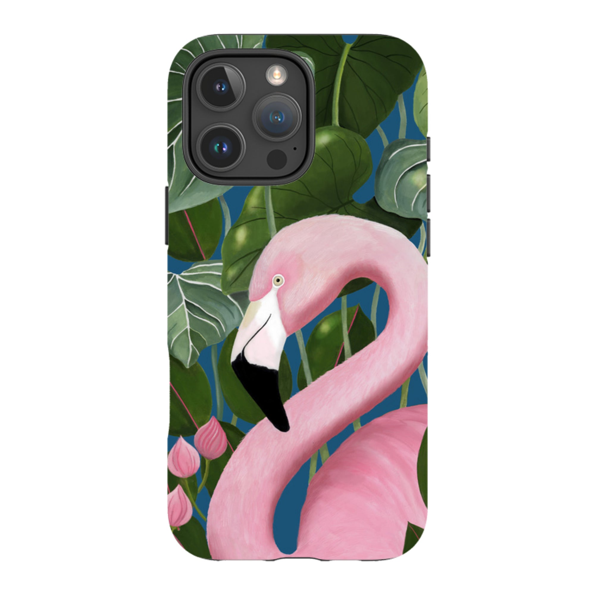 iPhone Tough Case - Flamingo By Bex Parkin