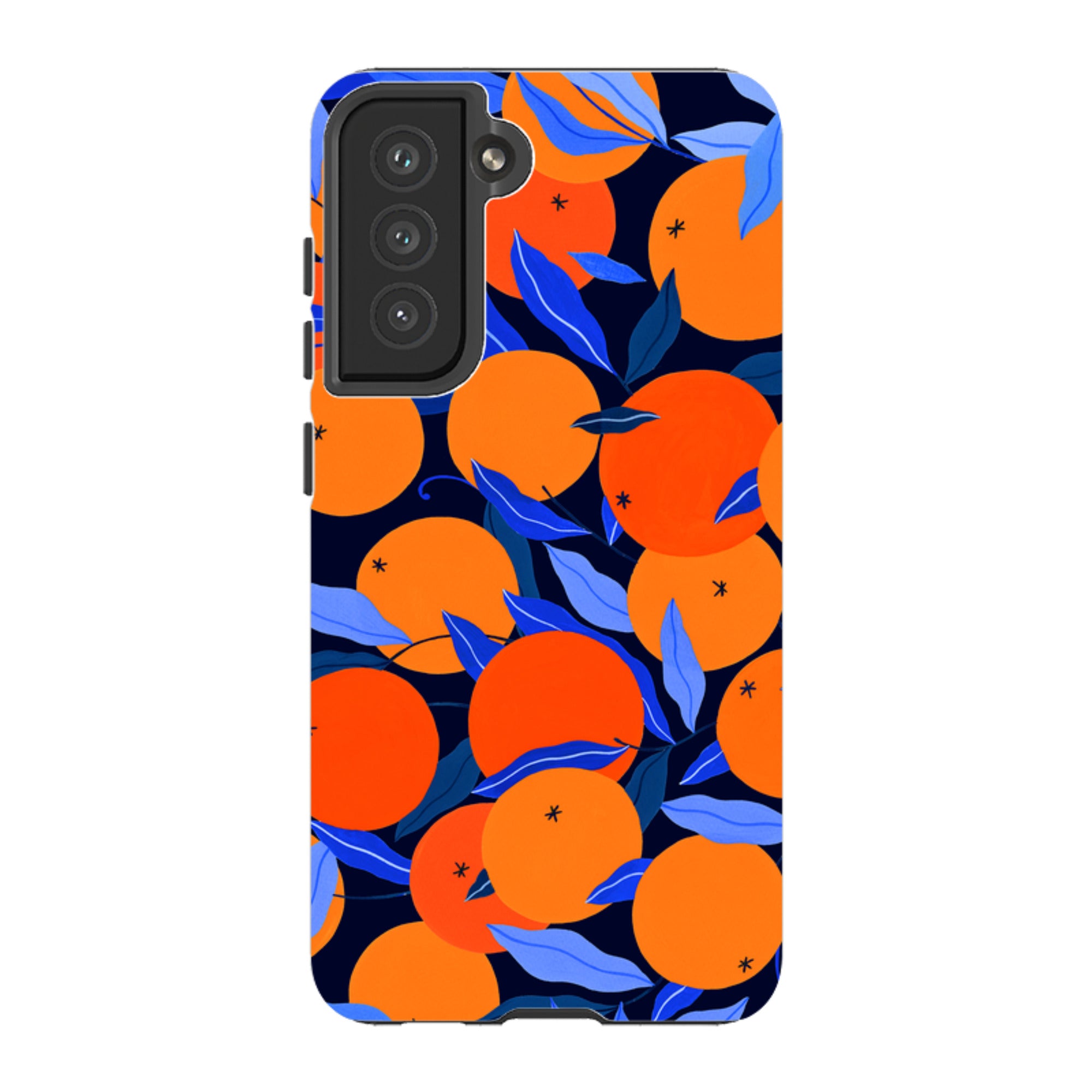 Samsung Tough Case - Arancello Navy Pattern By Madalina Andronic