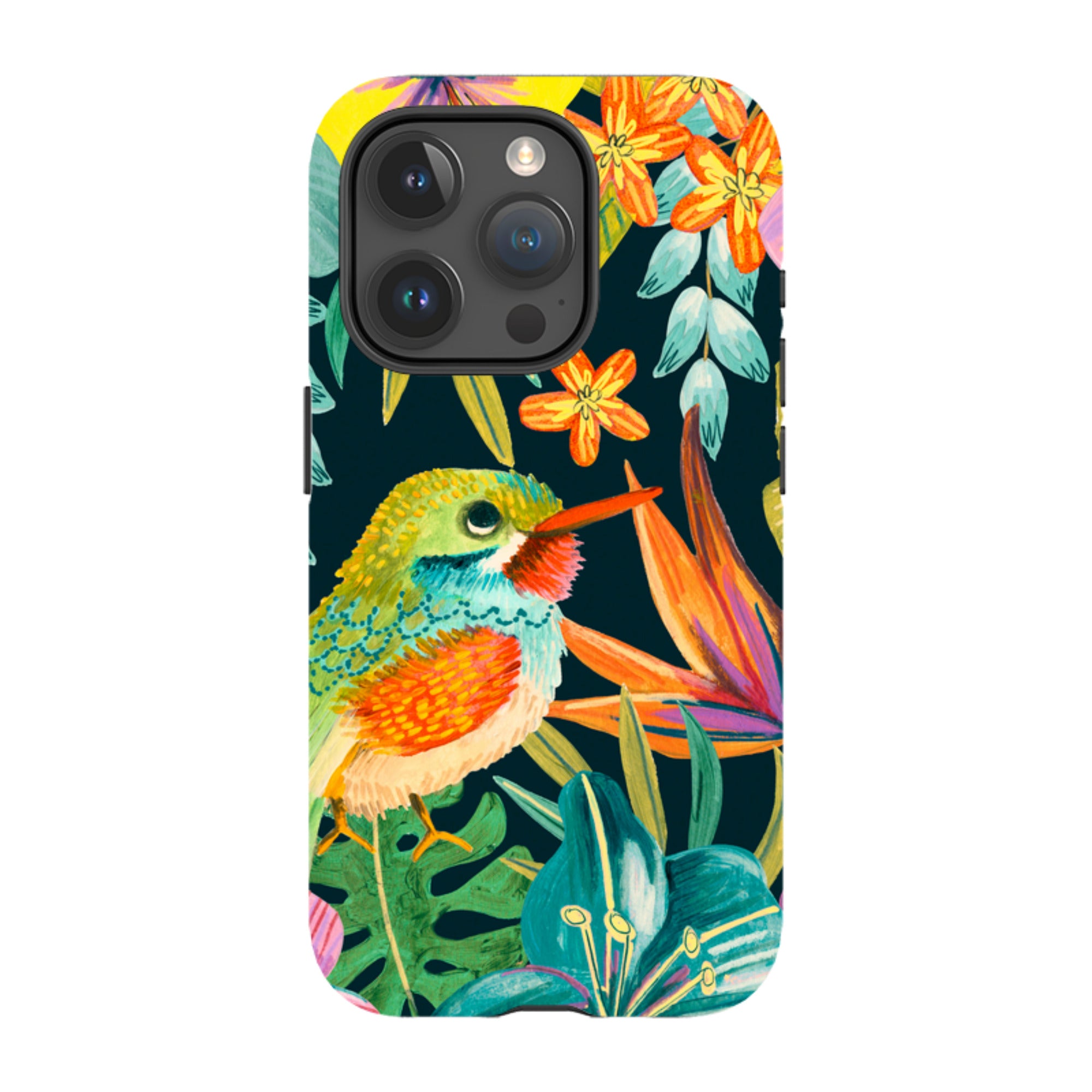 iPhone Tough Case - Tropical Bird By Caroline Bonne Muller