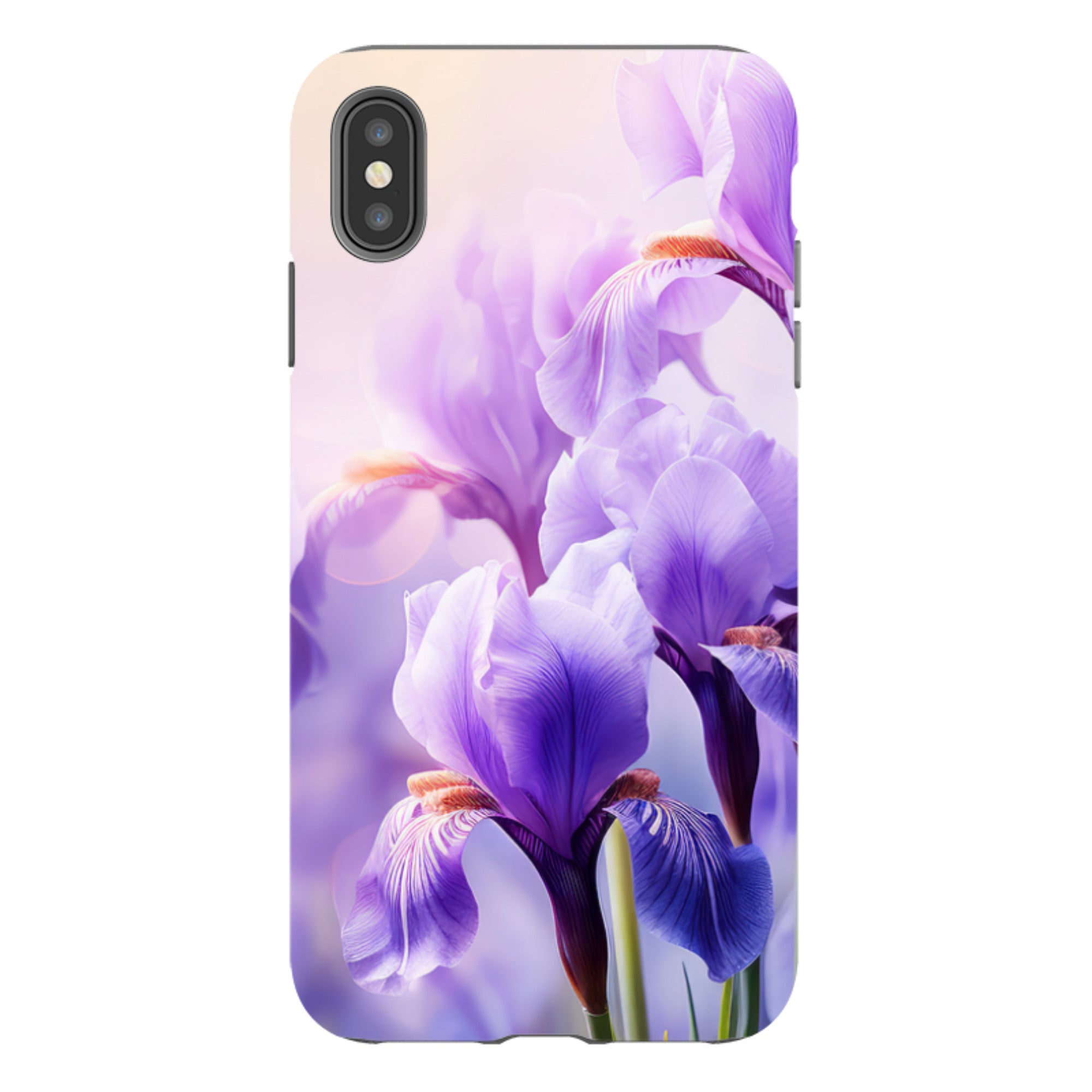 iPhone Tough Case -Mauve Floral