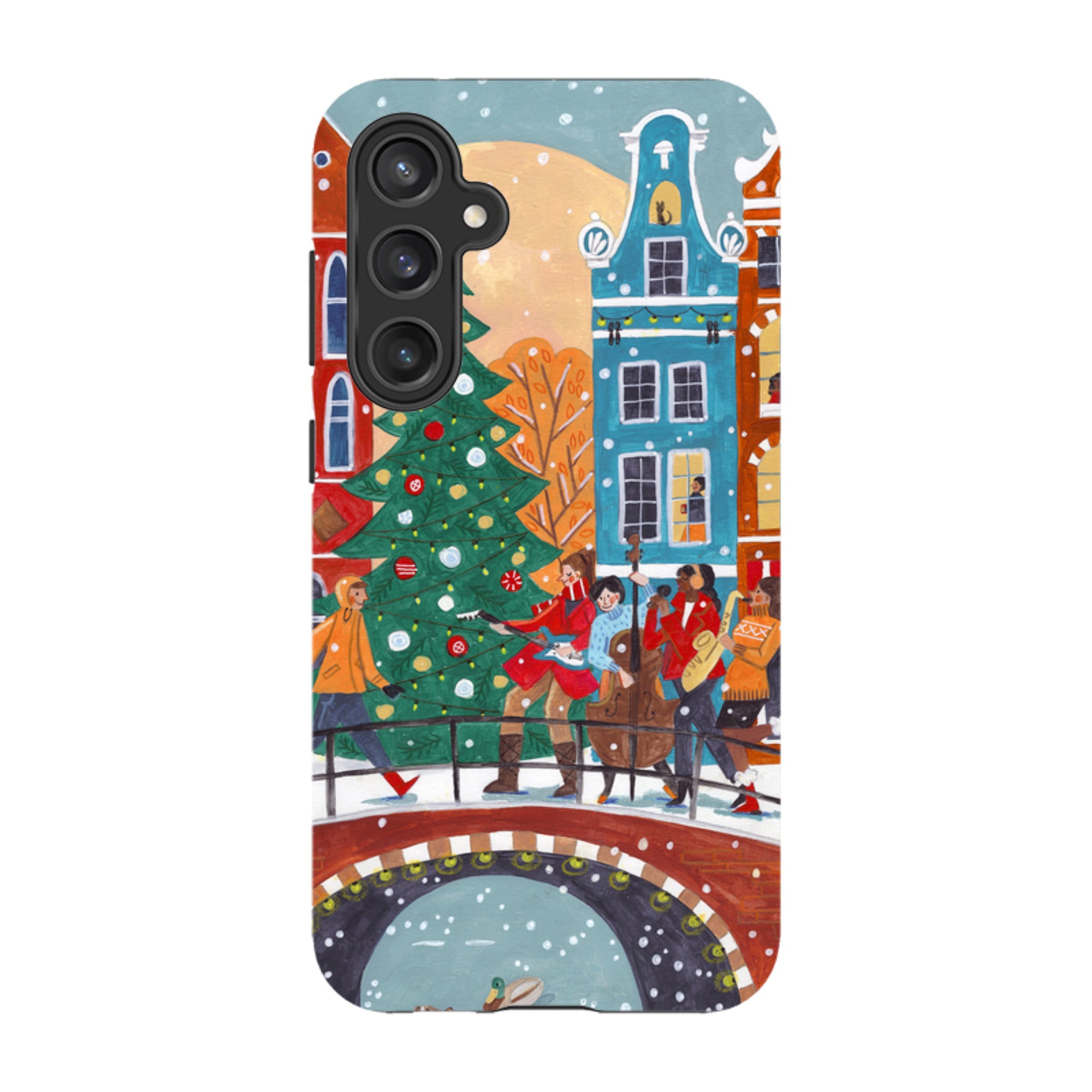 Samsung Tough Case - Christmas Music Amsterdam By Caroline Bonne Muller