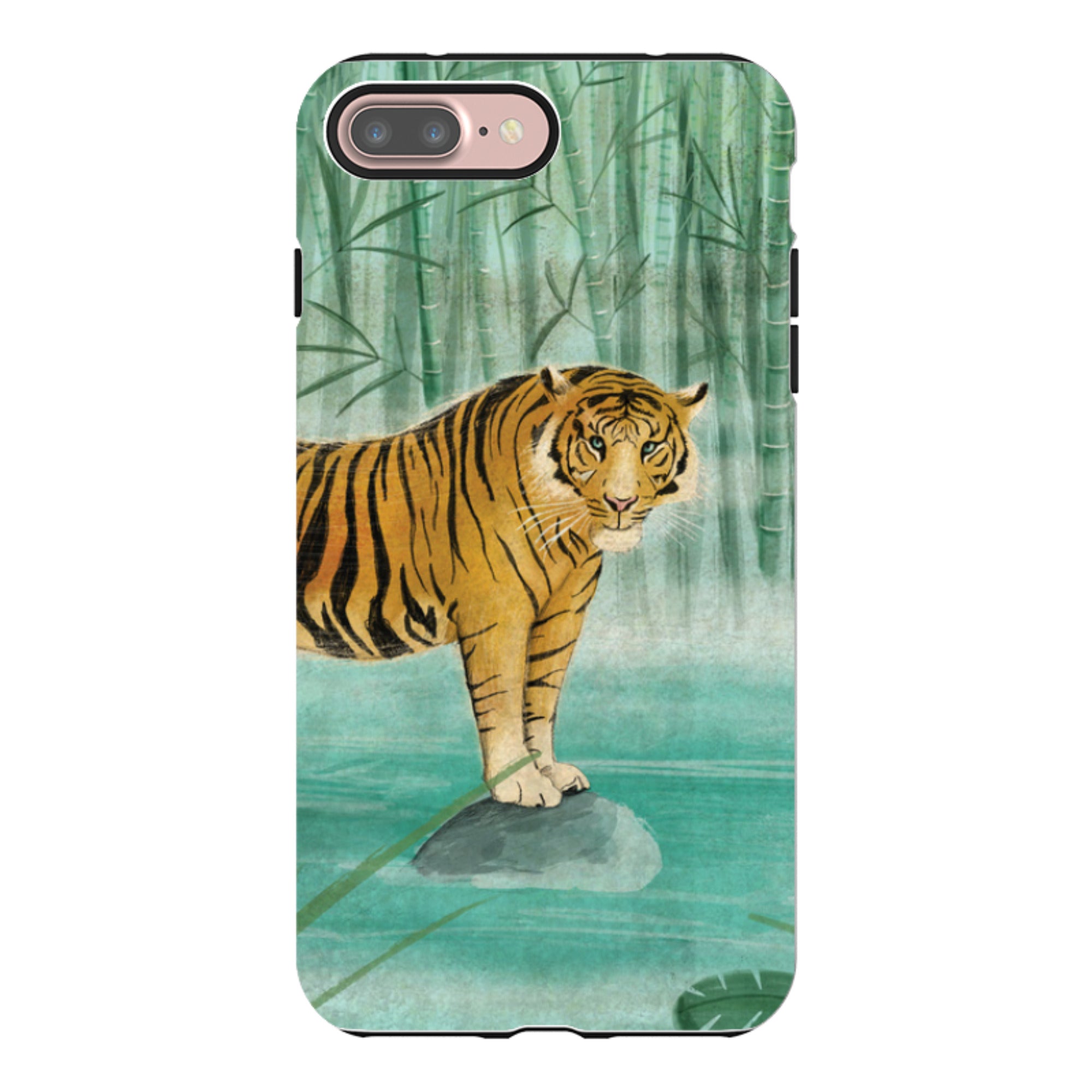 iPhone Tough Case - Tiger By Maja Lindberg