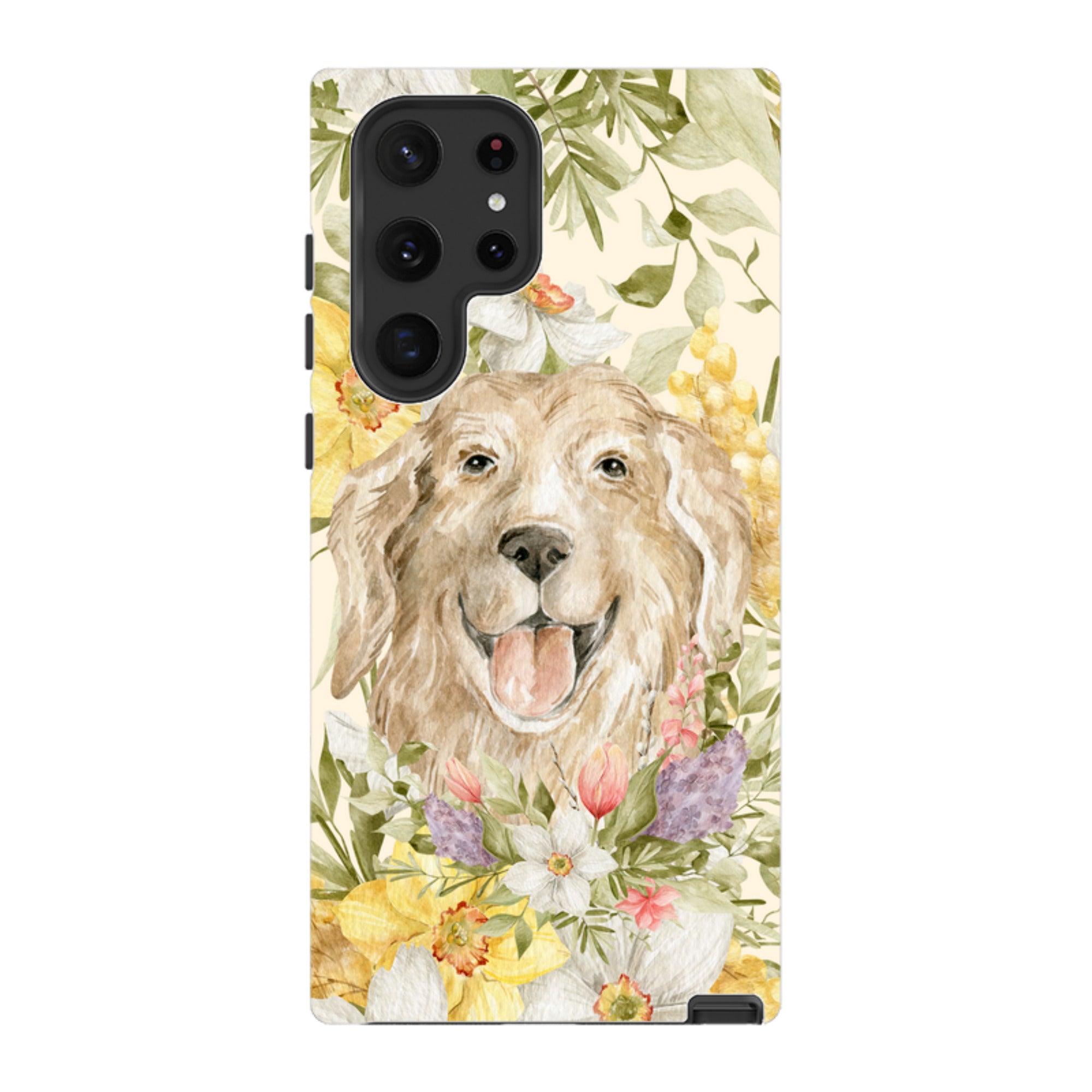 Samsung Tough Case - Floral Dog
