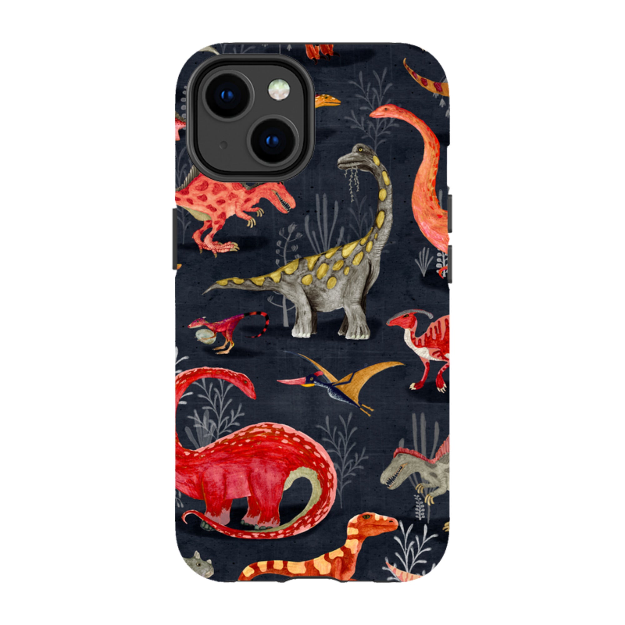 iPhone MagSafe Tough Case - Parisian Dinosaurs By Katherine Quinn