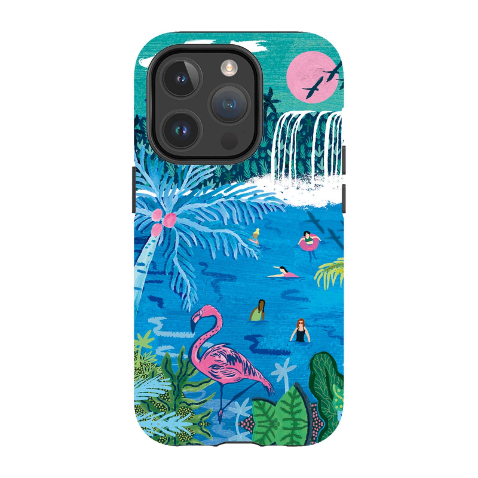 iPhone MagSafe Tough Case - Palm Pool By Emma Frances Grant